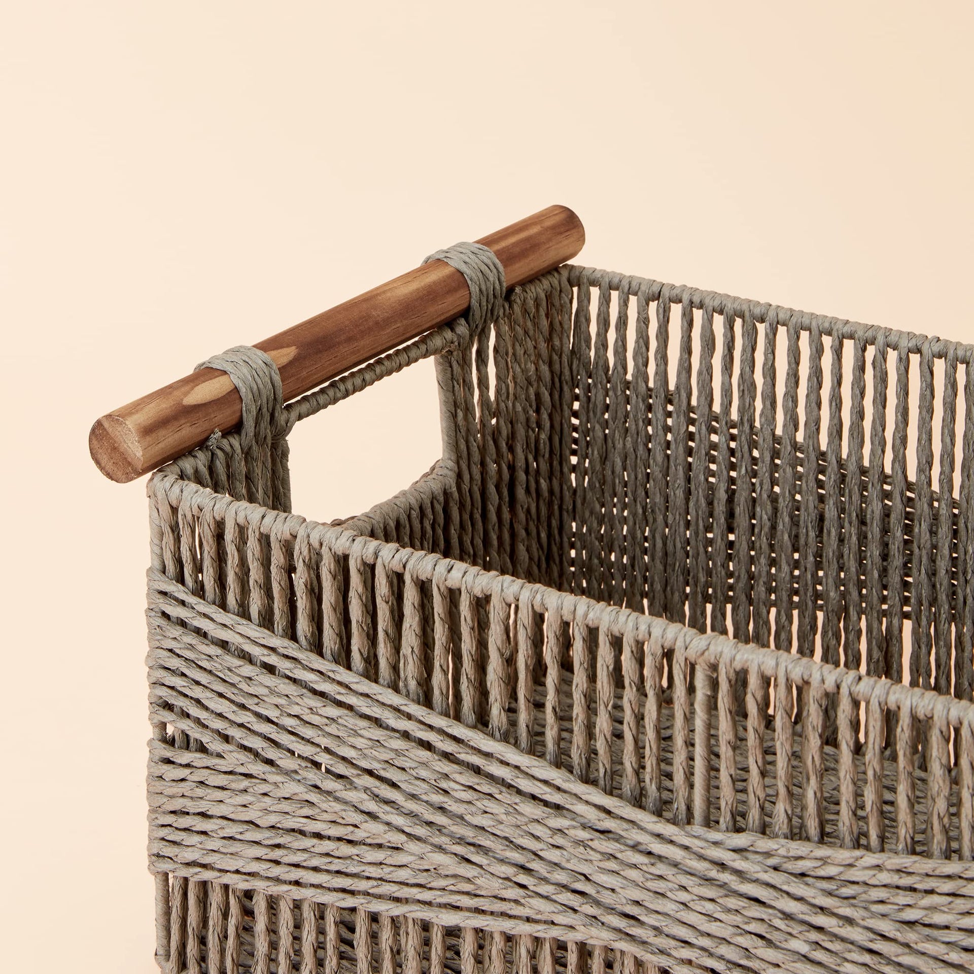 Wicker Storage Baskets for Organizing (2 Count)