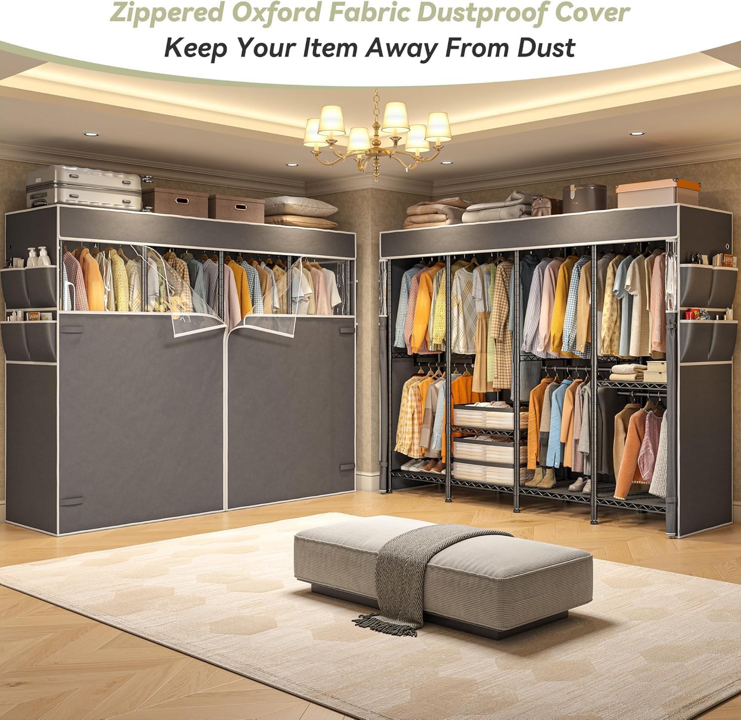 Clothes Rack with Cover
