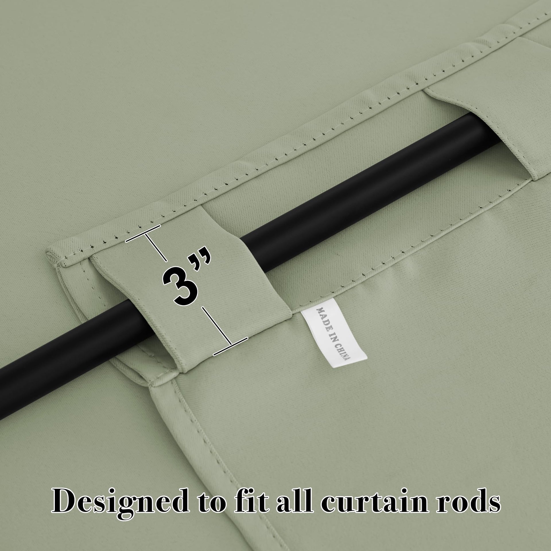 Short Blackout Curtains for Small Window (2 Count)