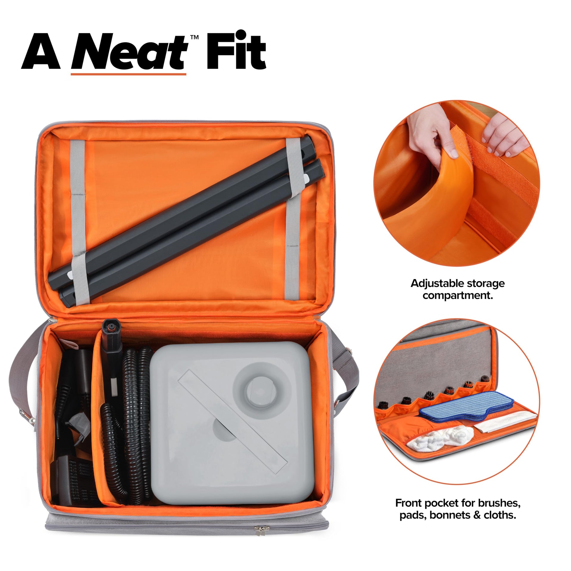 Neat Plus Steam Cleaner for Home with Storage Bag