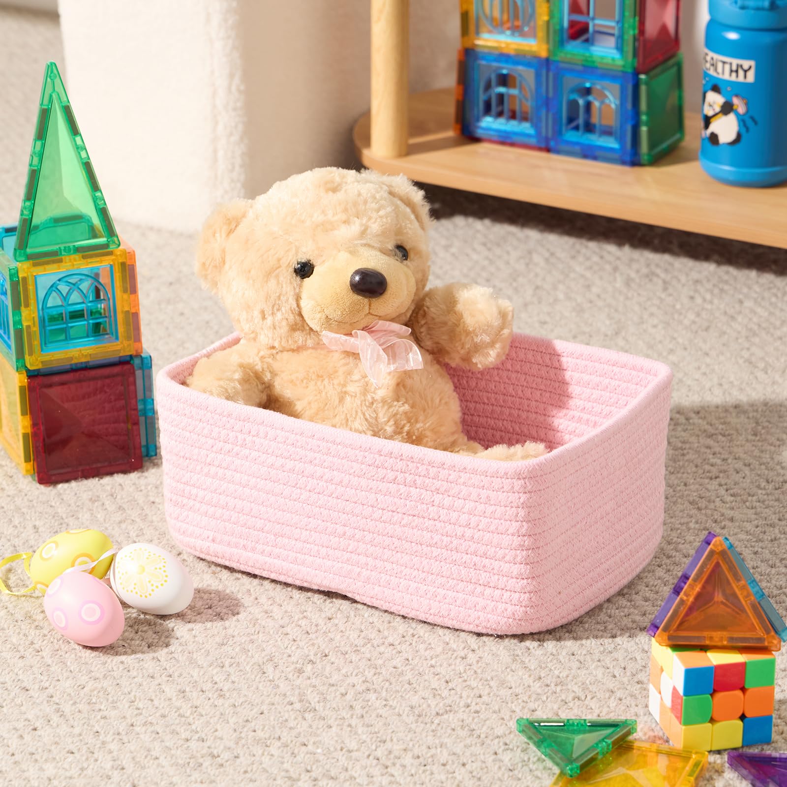 Small Storage Baskets for Organizing (3 Count)