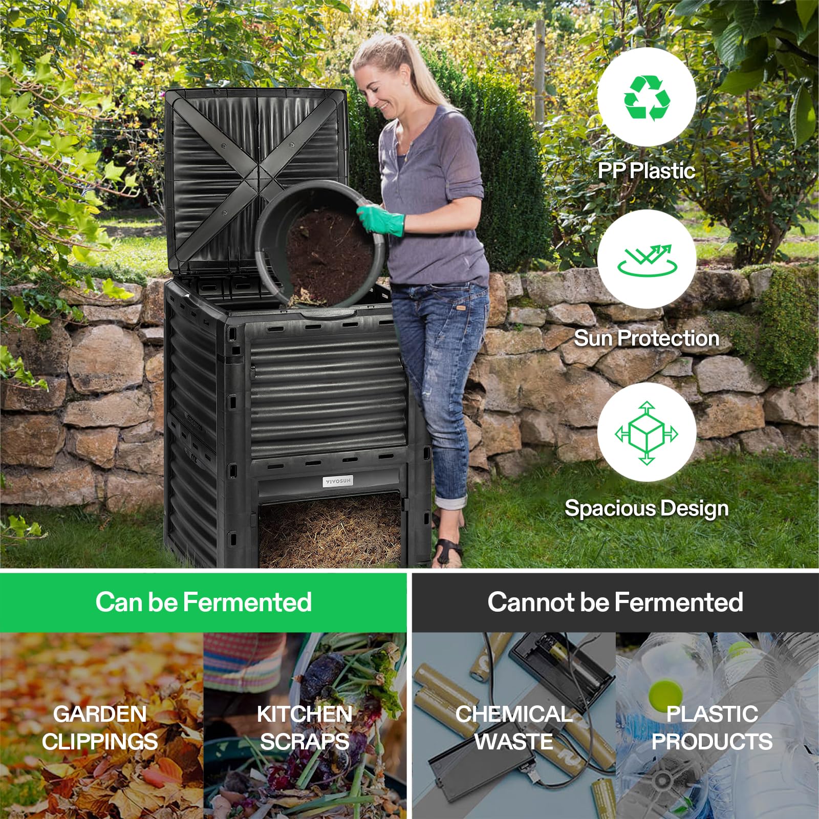 Compost Bin 80Gallon