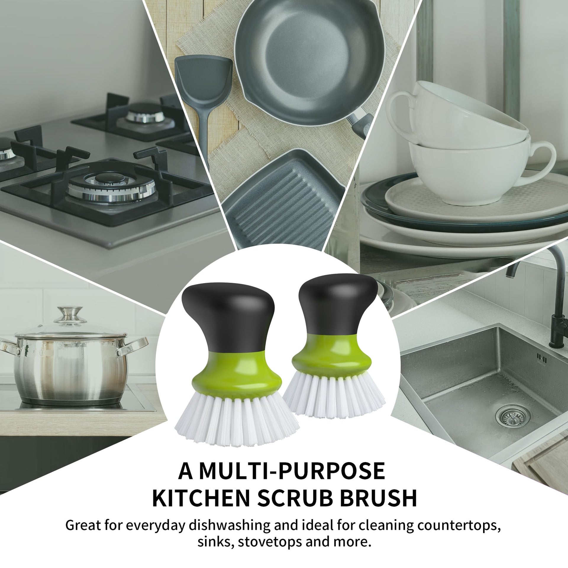 Dish Scrub Brush (2 Count)