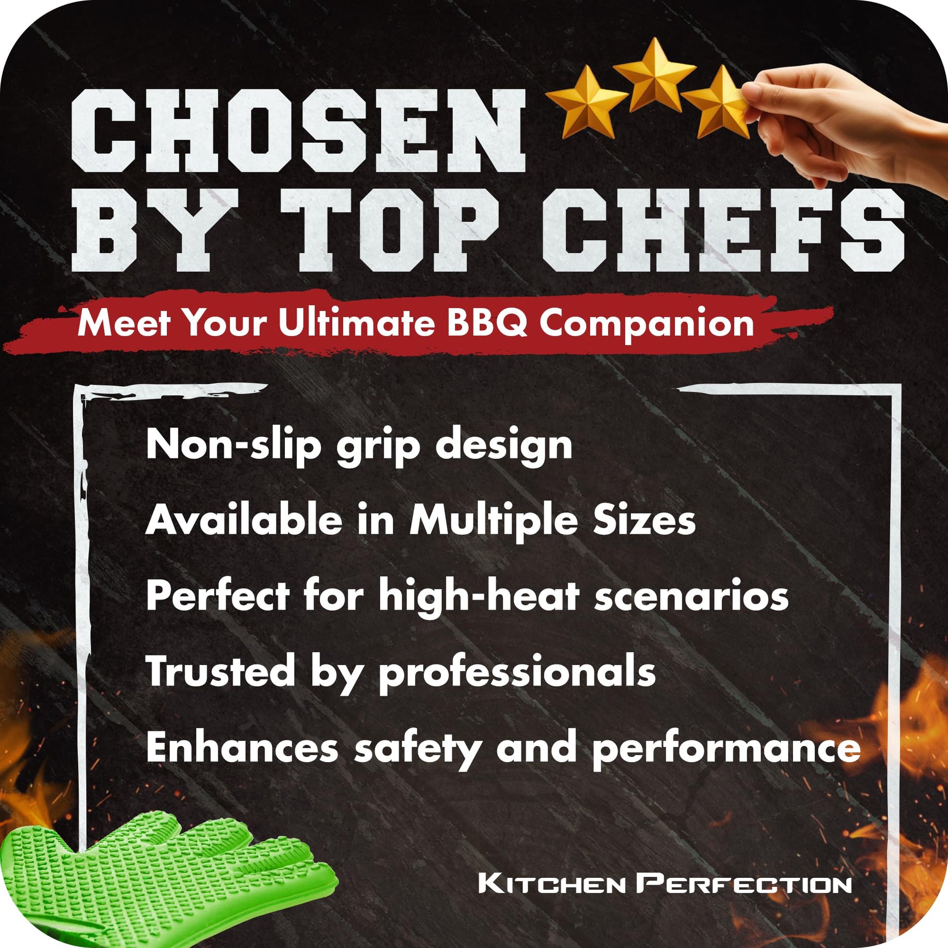 S Silicone Smoker BBQ Gloves