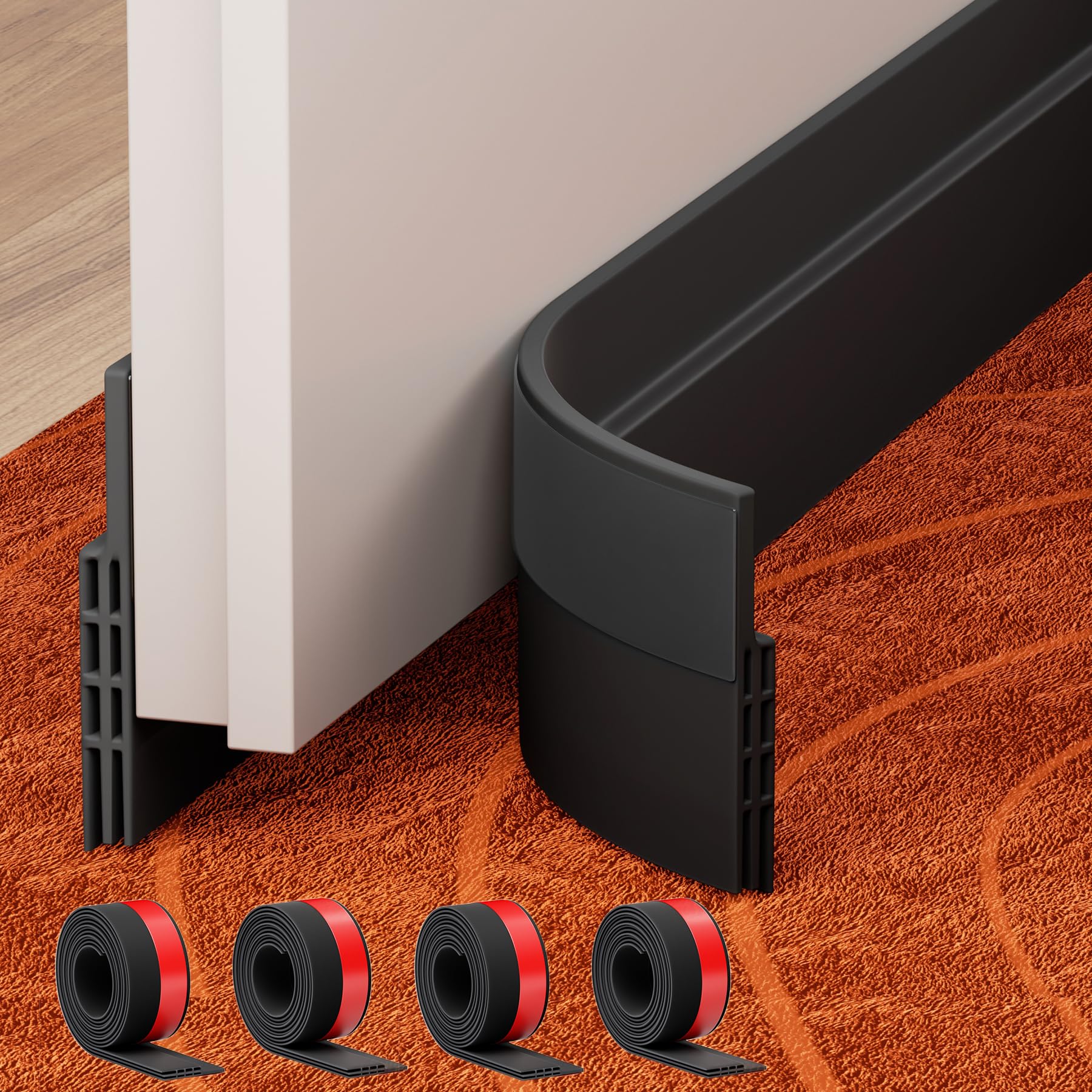 4 Pack Door Draft Stopper (4 Count)