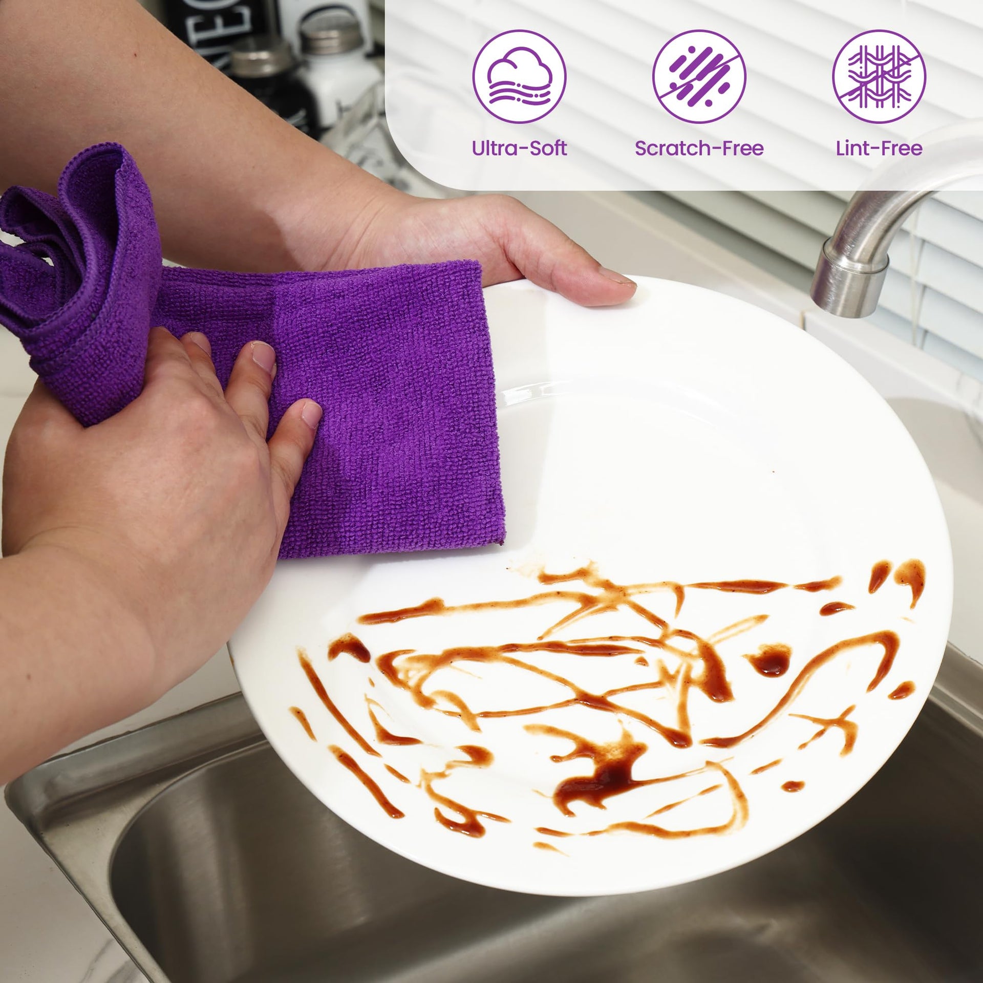 Microfiber Cleaning Cloths (12 Count)