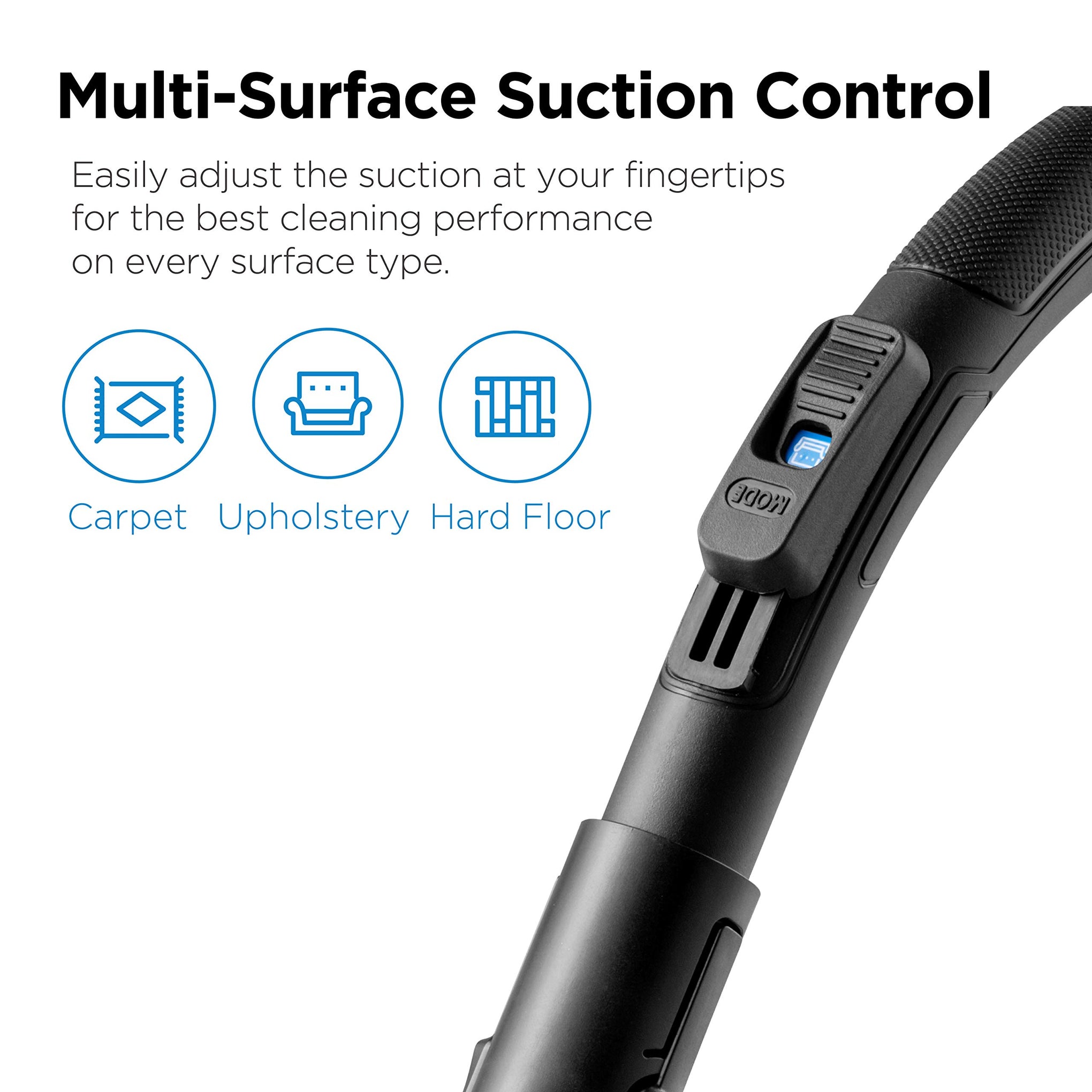 Whirlwind Bagless Canister Cleaner NEN110A Lightweight Corded Vacuum for Carpets and Hard Floors