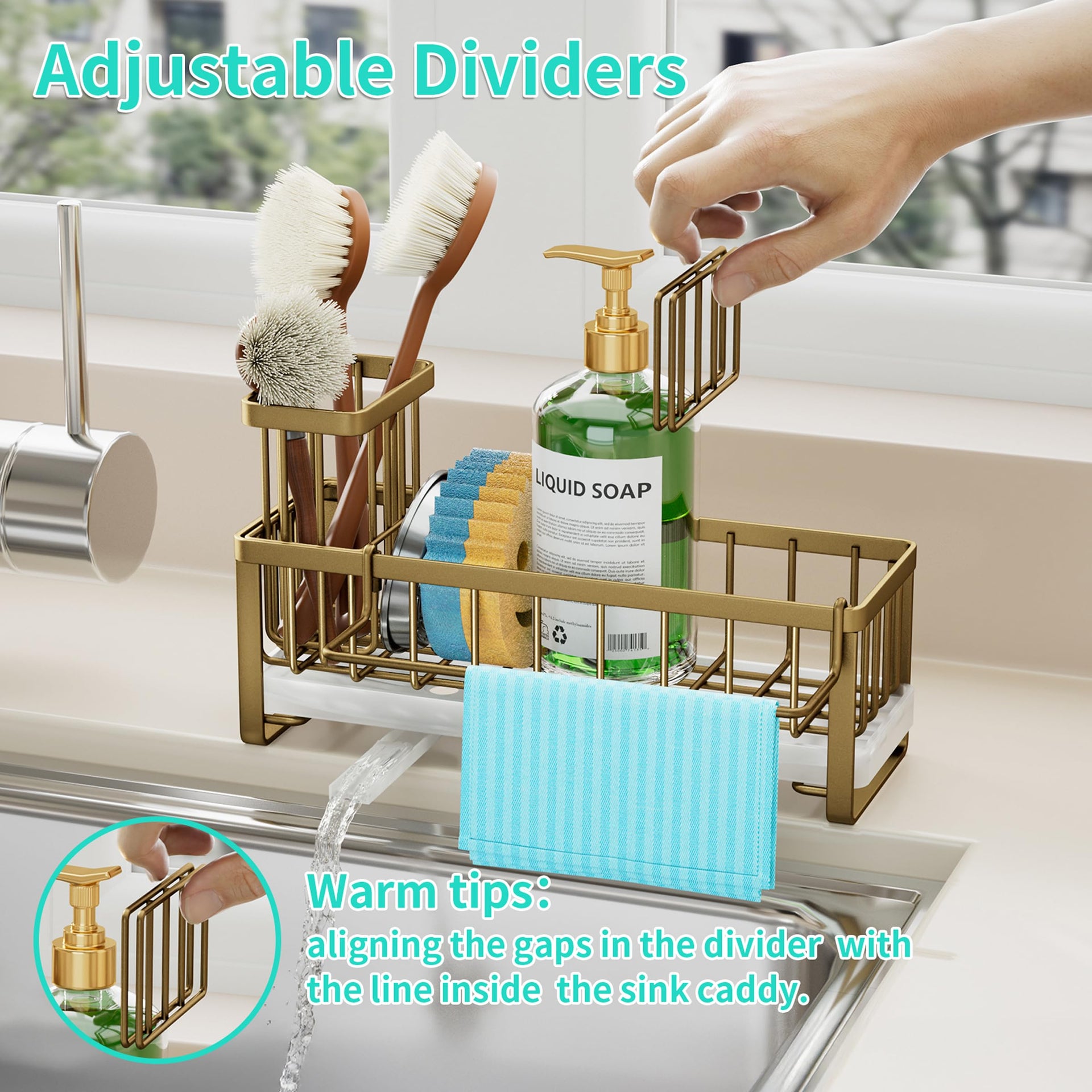 Sponge Holder for Kitchen Sink
