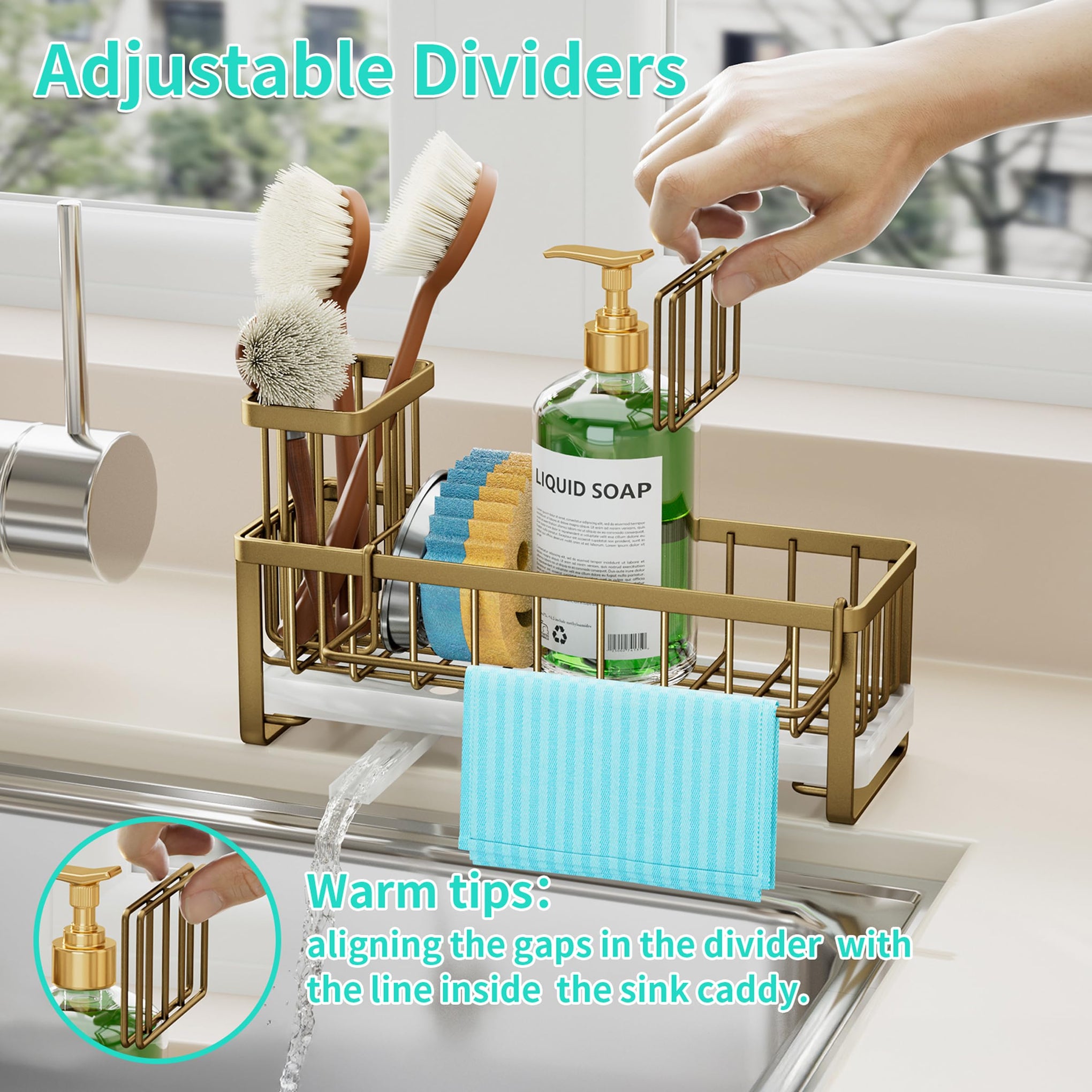Sponge Holder for Kitchen Sink