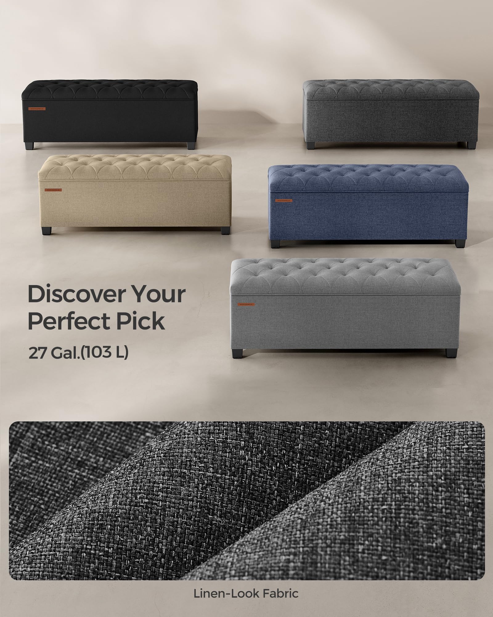 Storage Ottoman Bench