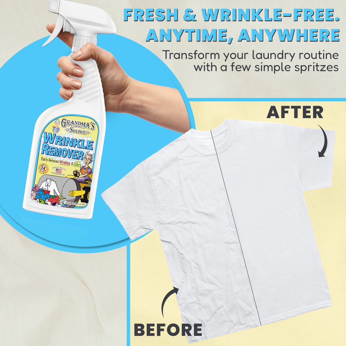 Wrinkle Remover Spray (16 Fl Oz)