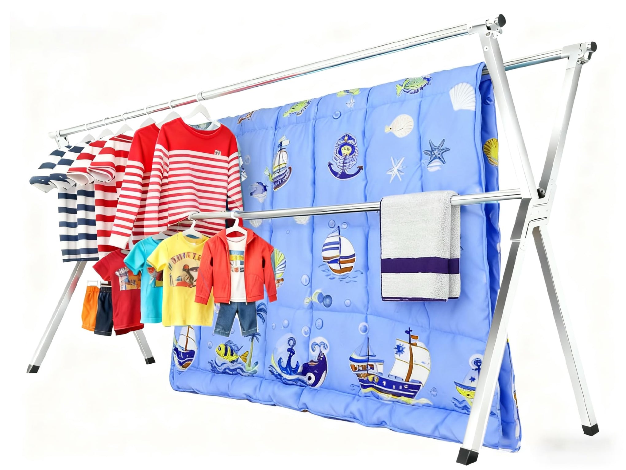 Clothes Drying Rack Folding Indoor Outdoor