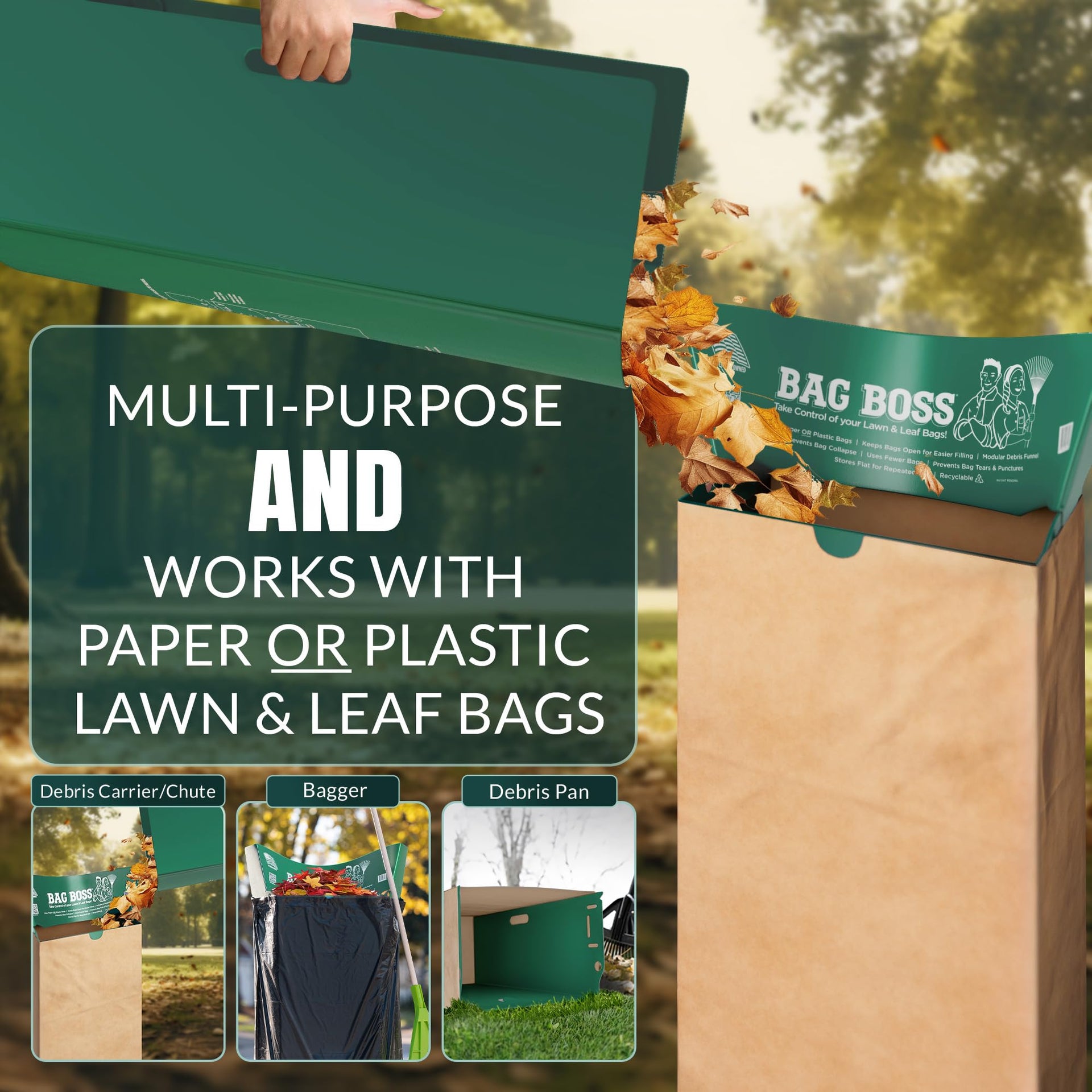 Lawn & Leaf Bag Holder