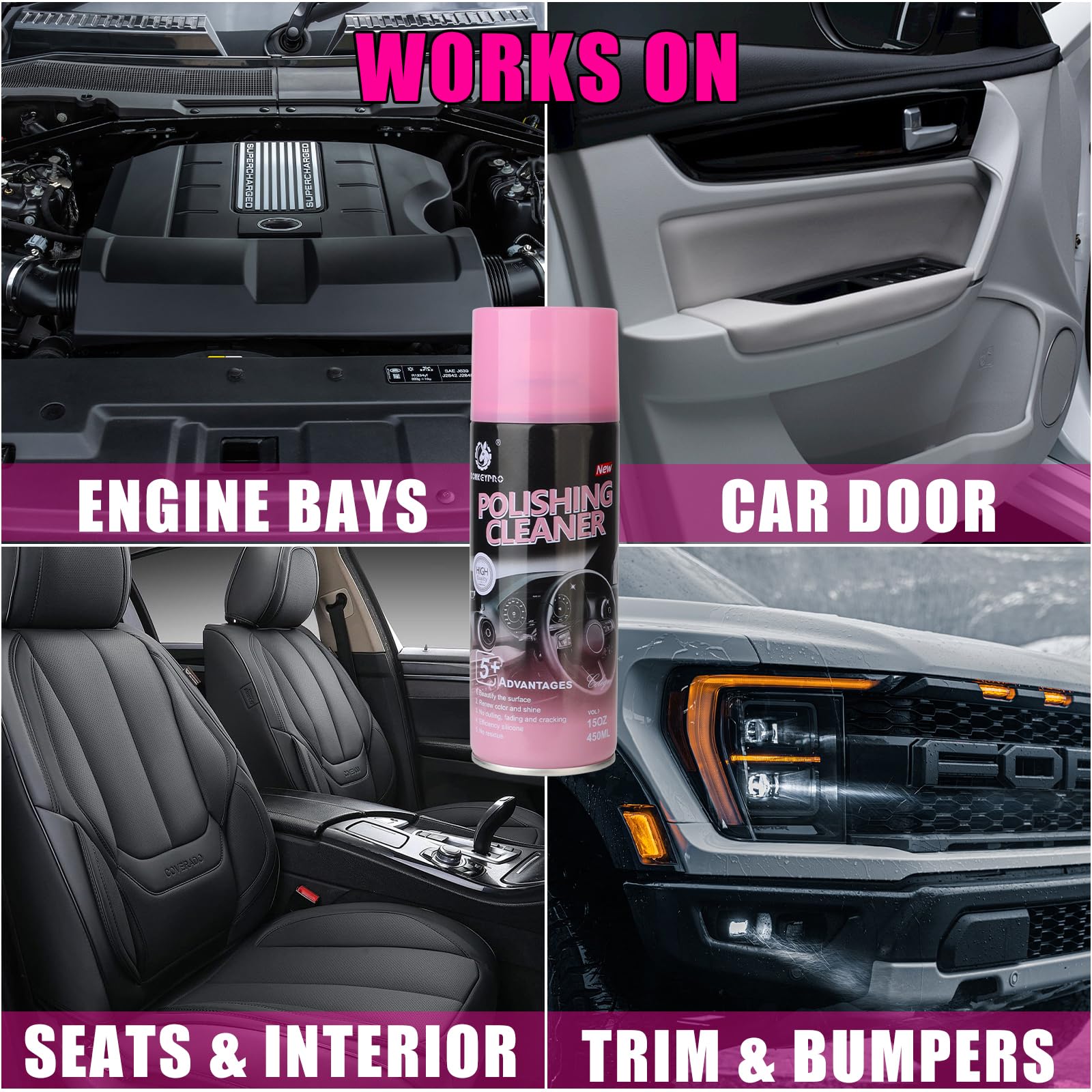 Car Interior Cleaner and Protectant (15 Ounce)