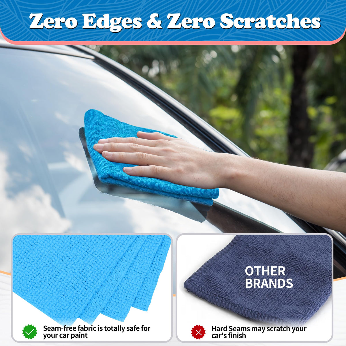 Shop Towels Microfiber Cleaning Cloth Bulk (200 Count)
