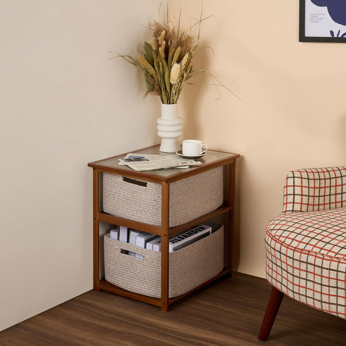 Large Storage Baskets for Organizing (4 Count)