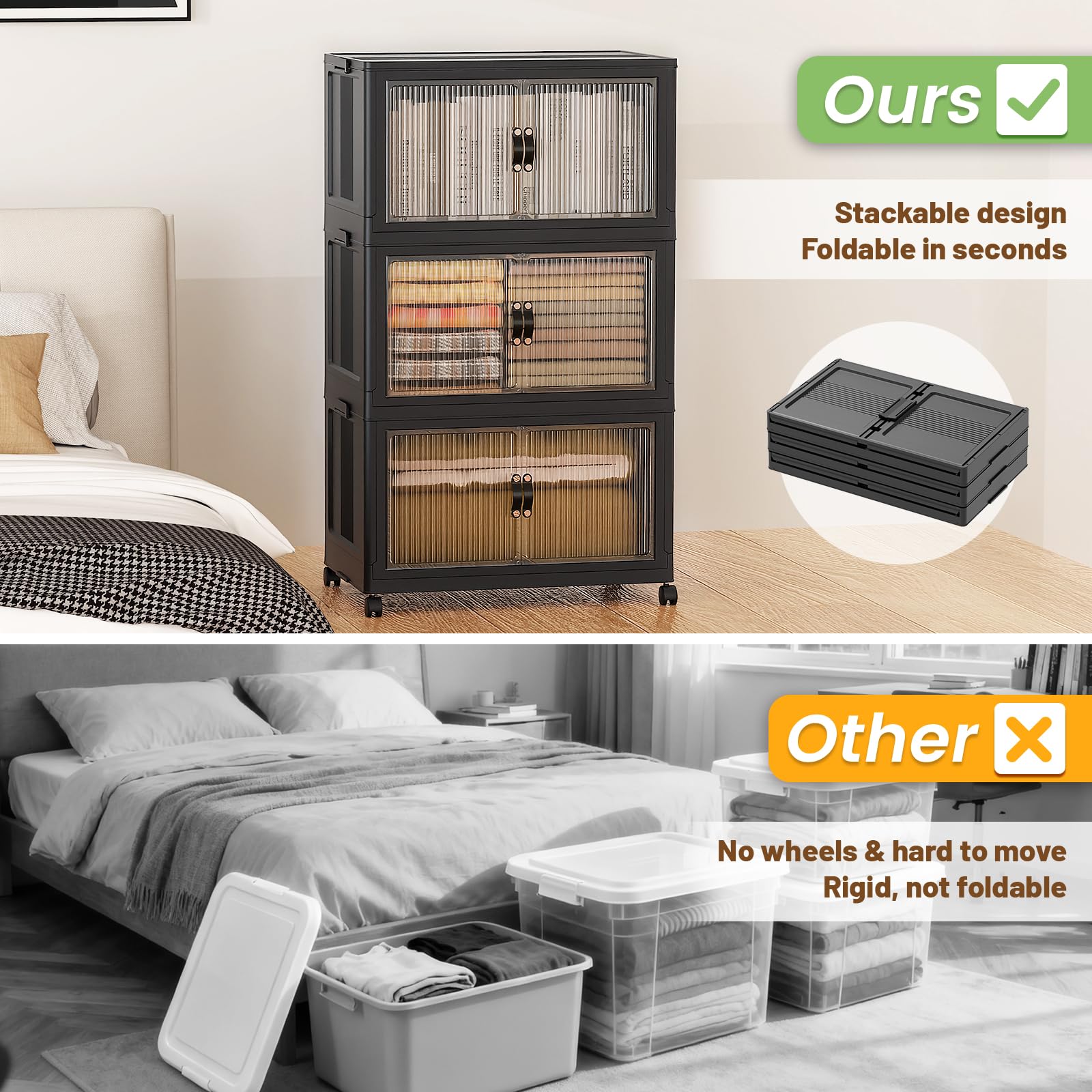 381Qt Stackable Storage Bins