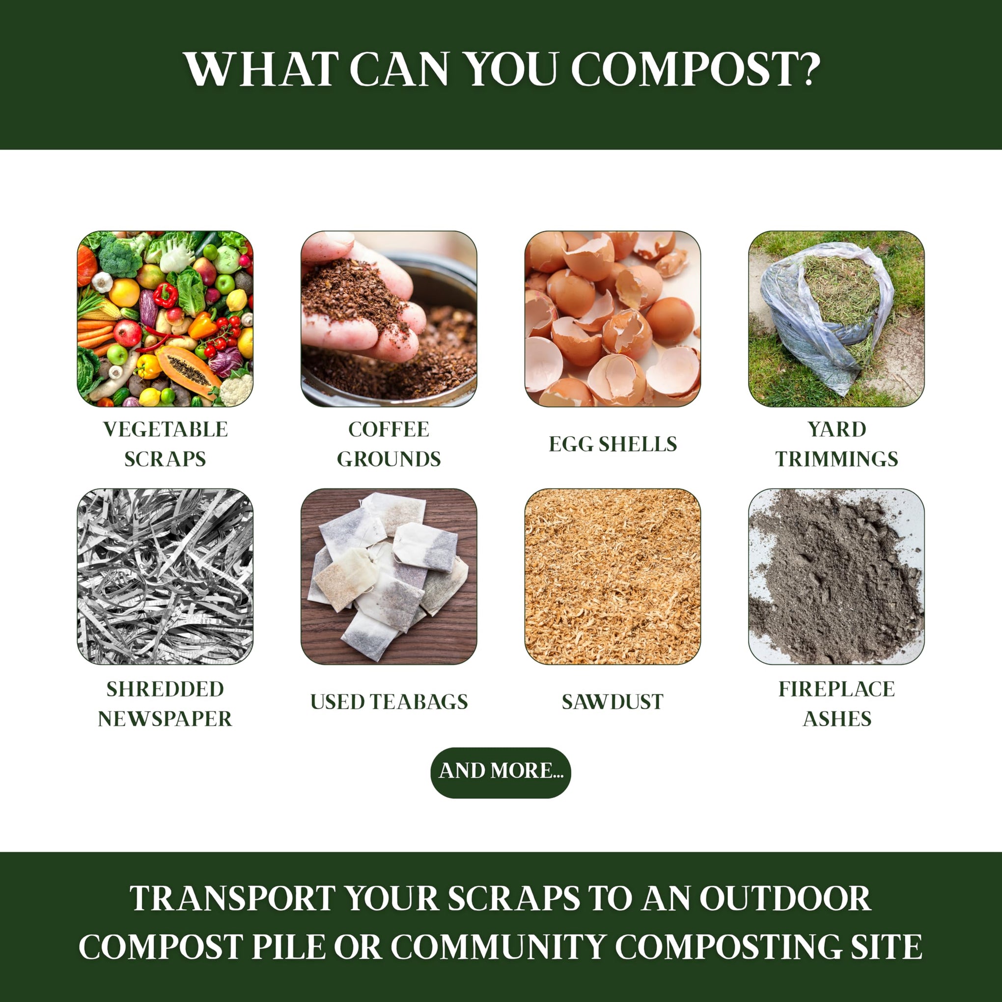 1 Gallon Compost Bin