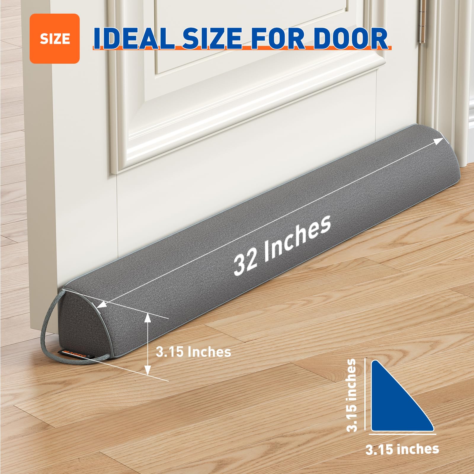Door Draft Stopper 32 Inches