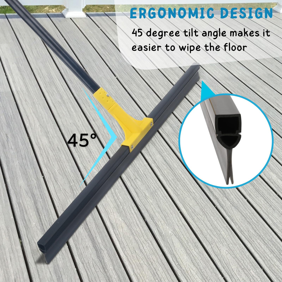 Floor Squeegee for Concrete