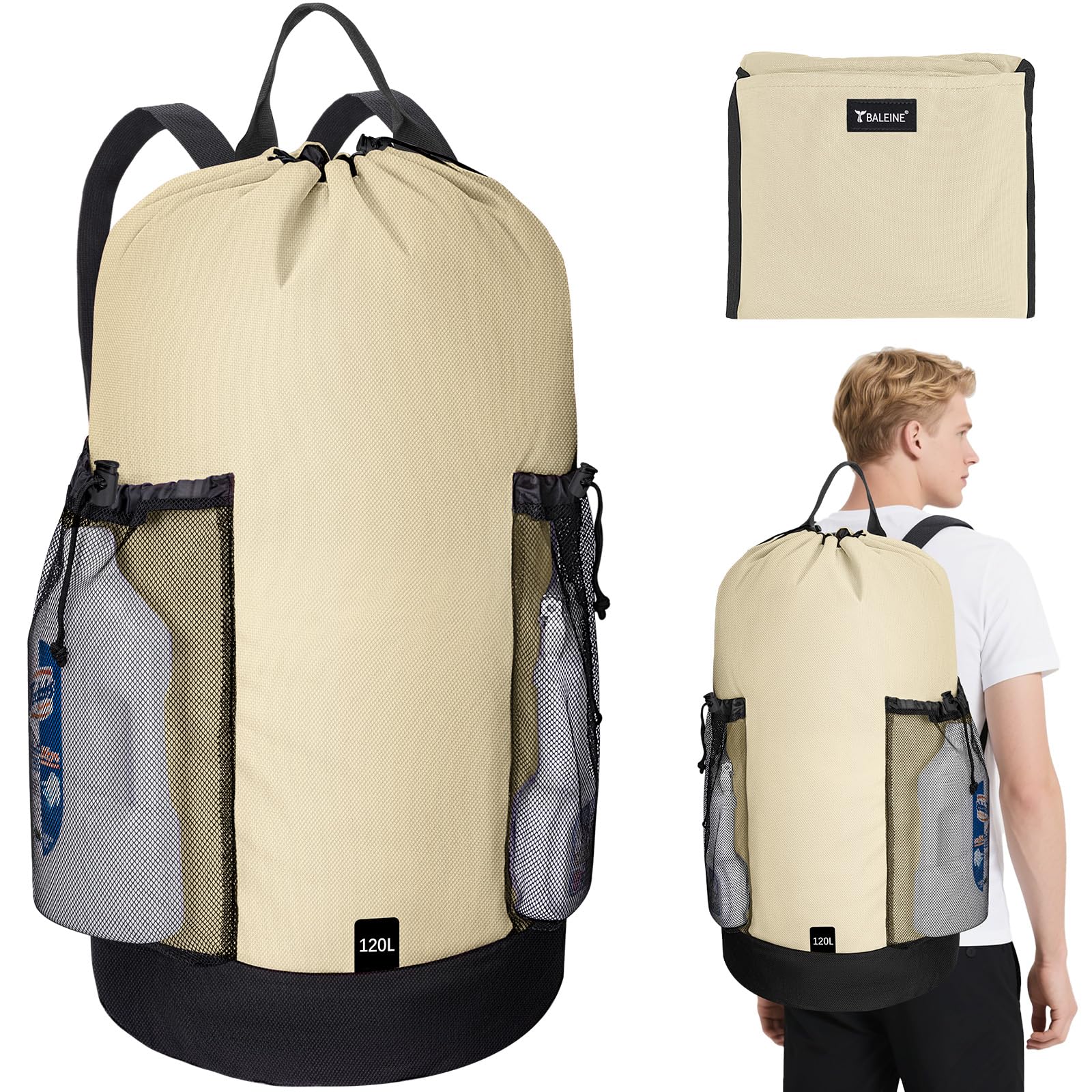 120L Laundry Bag Backpack