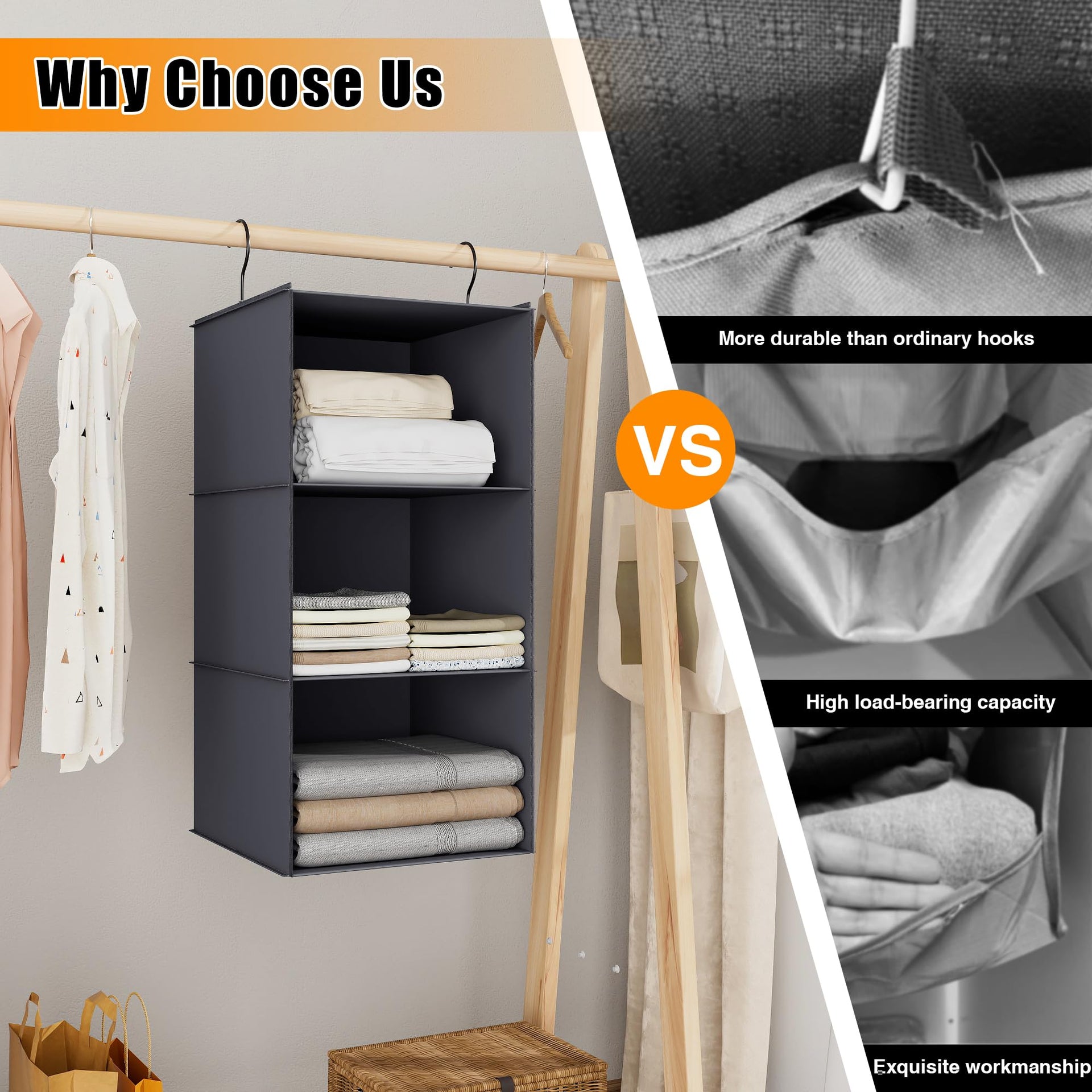 Hanging Closet Organizer 3 (3 Count)