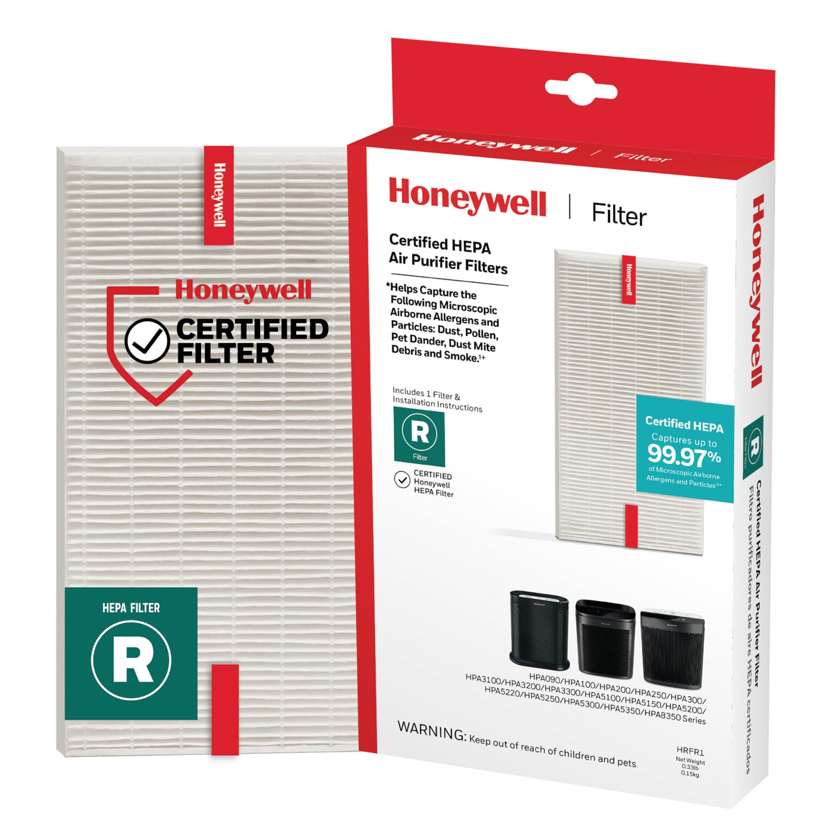 HEPA Air Purifier Filter R 1 Pack For HPA 100