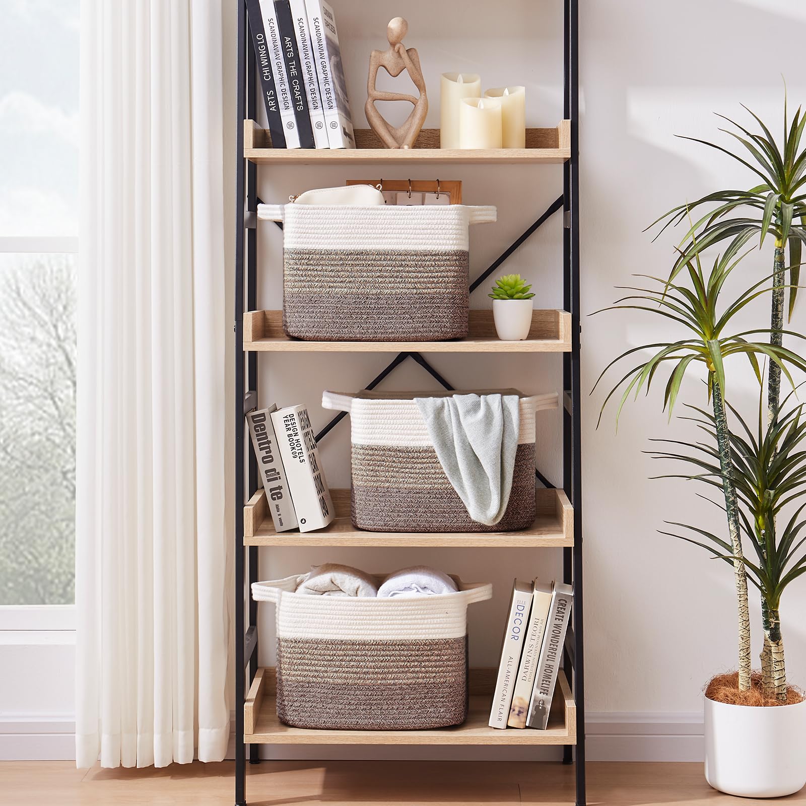 Storage Baskets for Organizing (3 Count)