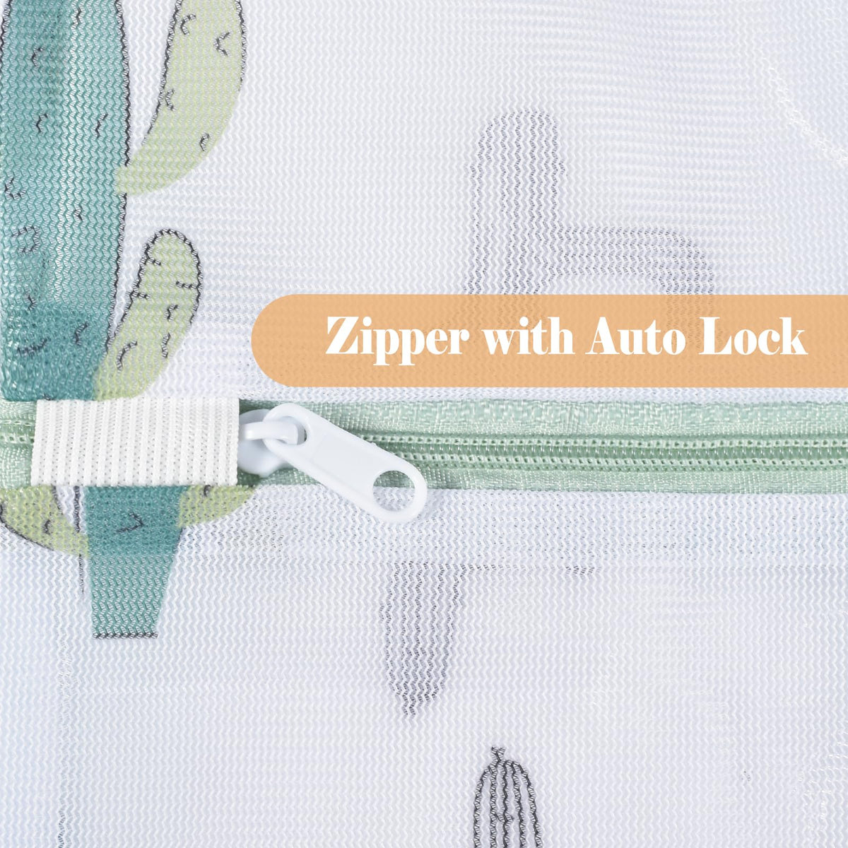 Durable Mesh Zipper Laundry Bags Machine Wash (5 Count)