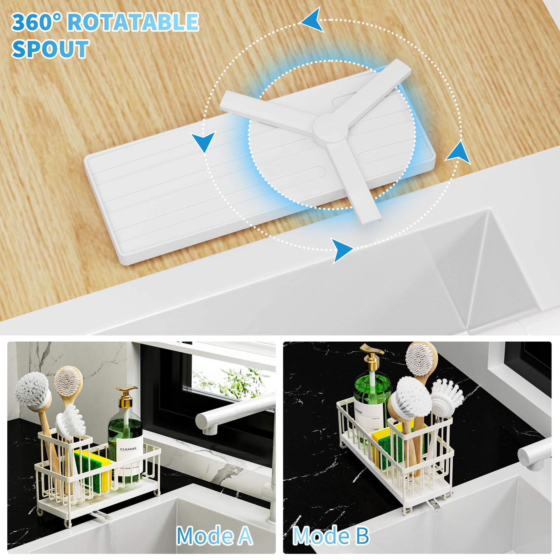 Sponge Holder for Kitchen Sink