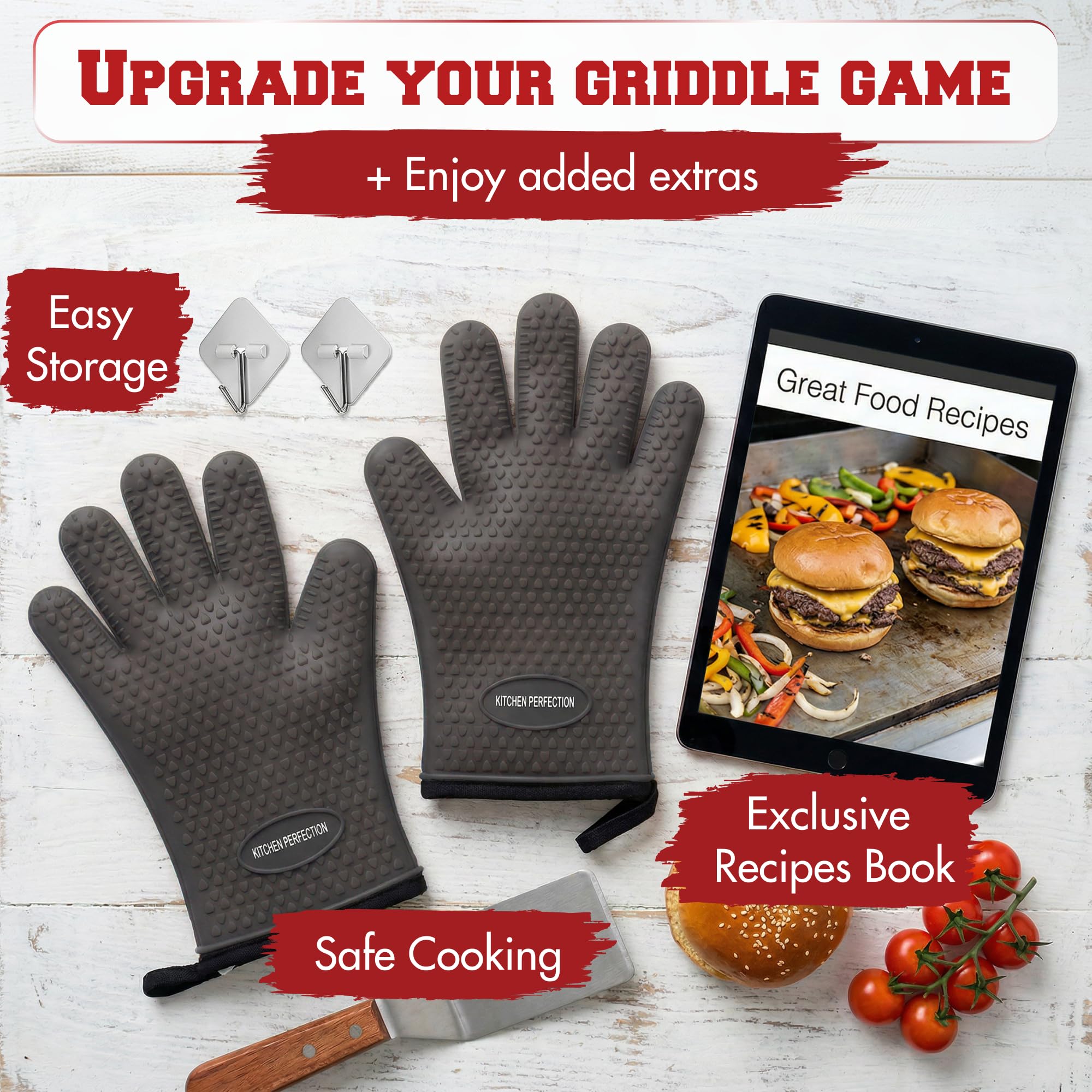 XL Silicone Griddle Gloves