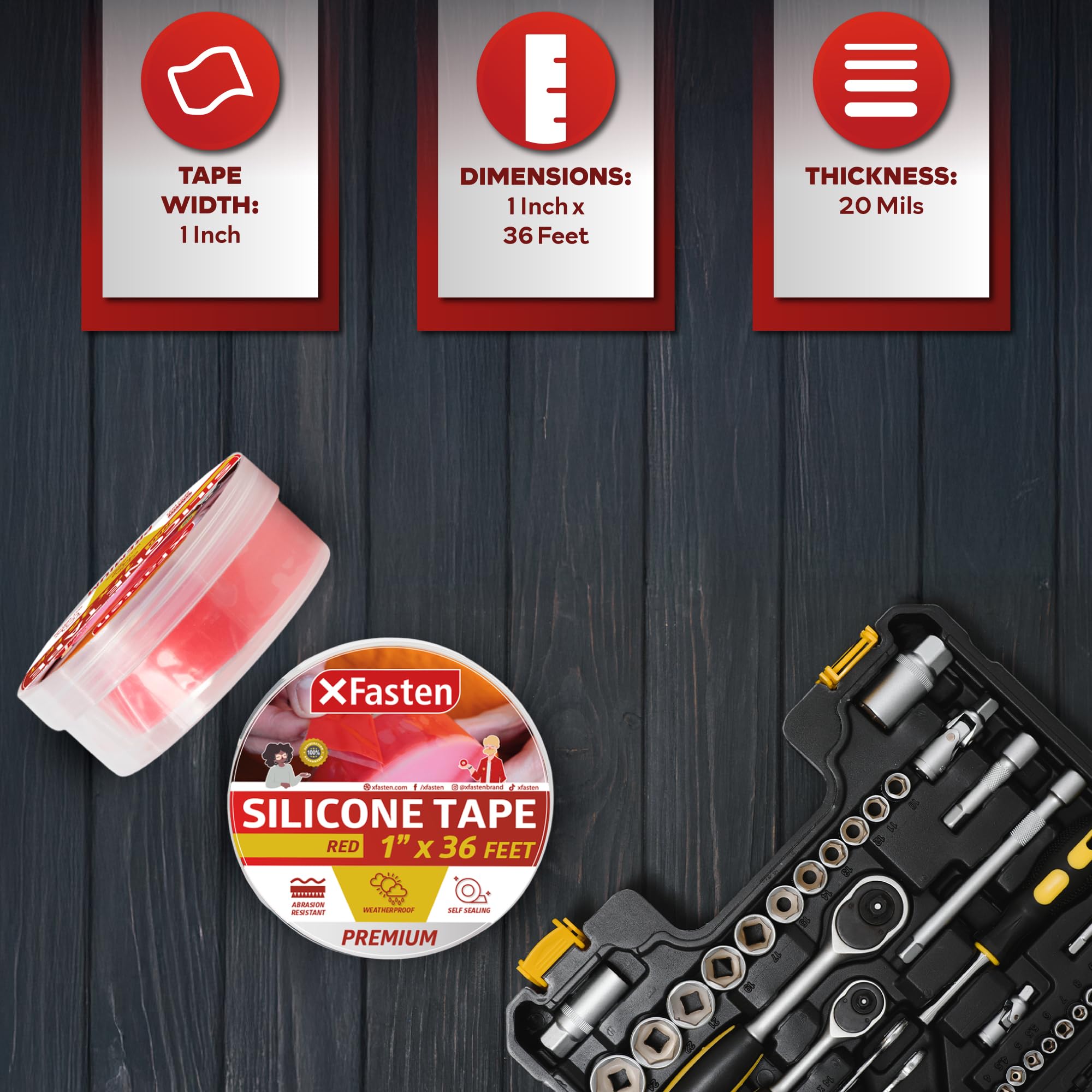Self Fusing Silicone Tape Waterproof (36 Foot)