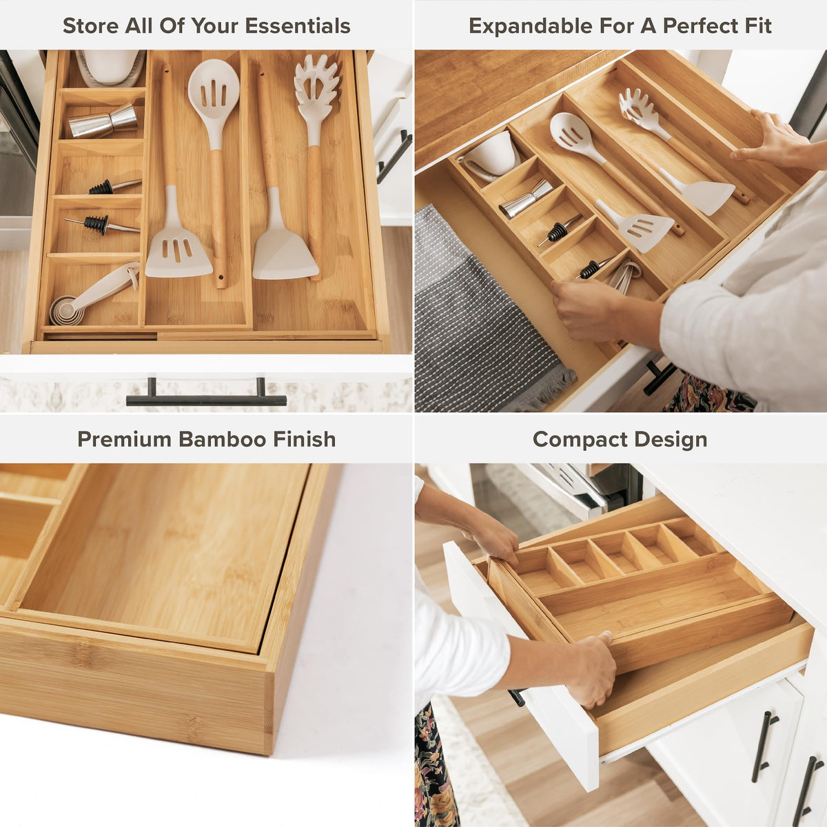 Utensil & Junk Drawer Organizer