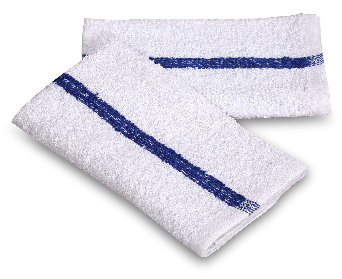 60 PC New Cotton Blend White Restaurant Bar Mops Kitchen Towels 28oz (60 Count)