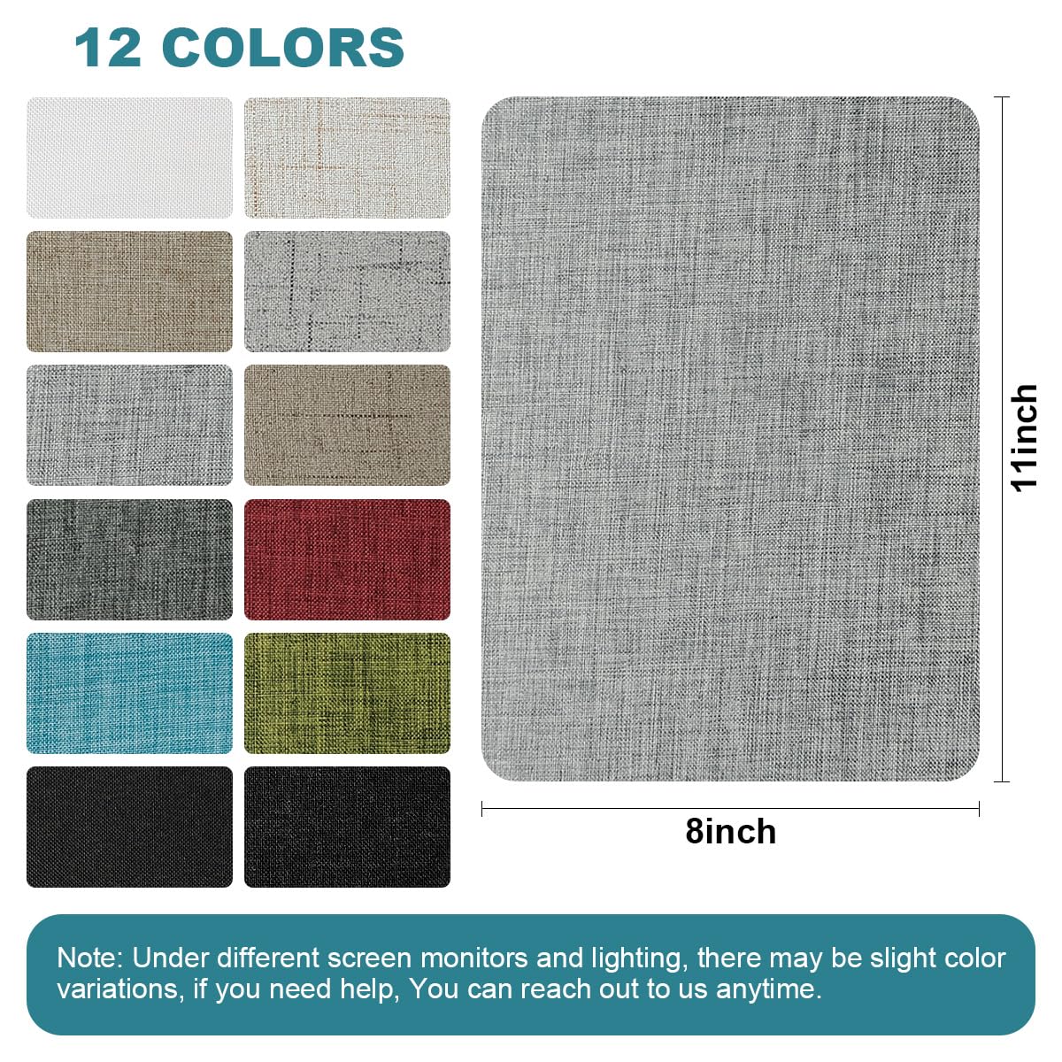 2Pcs Linen Repair Patches (2 Count)