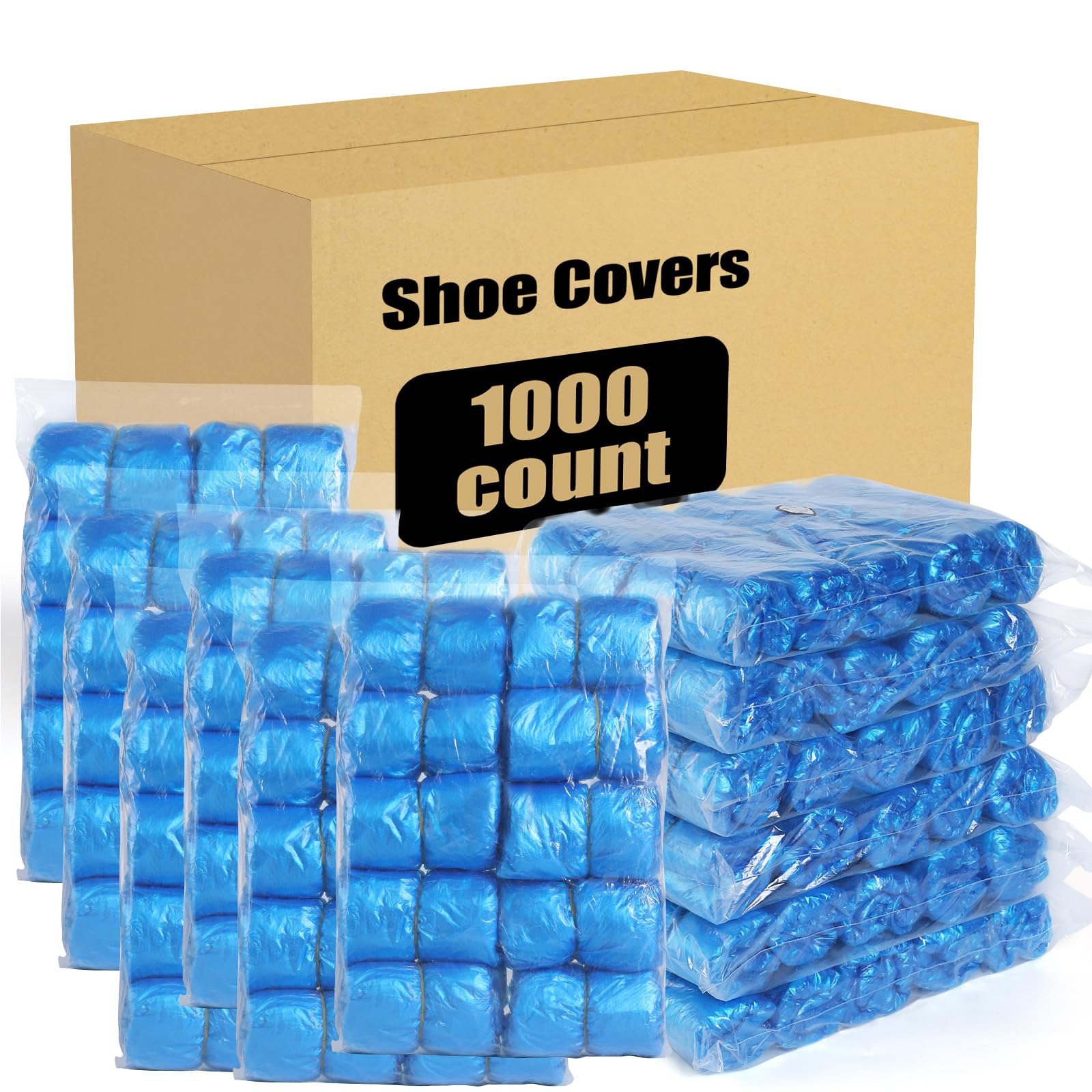 1000 Pcs Shoe Covers Disposable (1000 Count)
