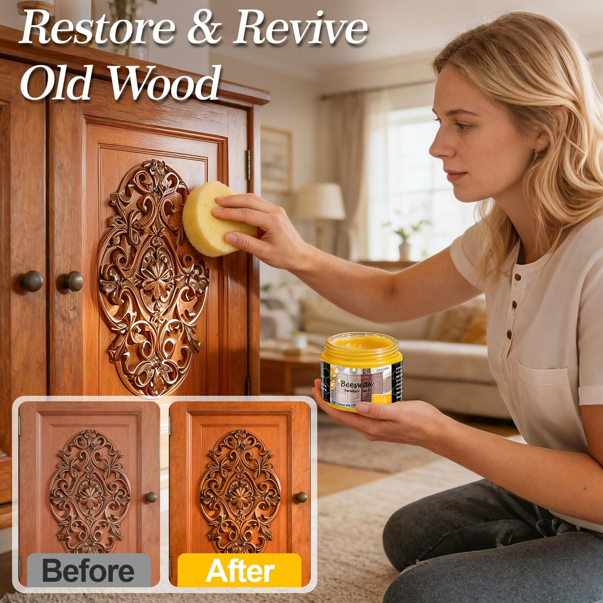 Beeswax Furniture Polish (17.6 Fl Oz)