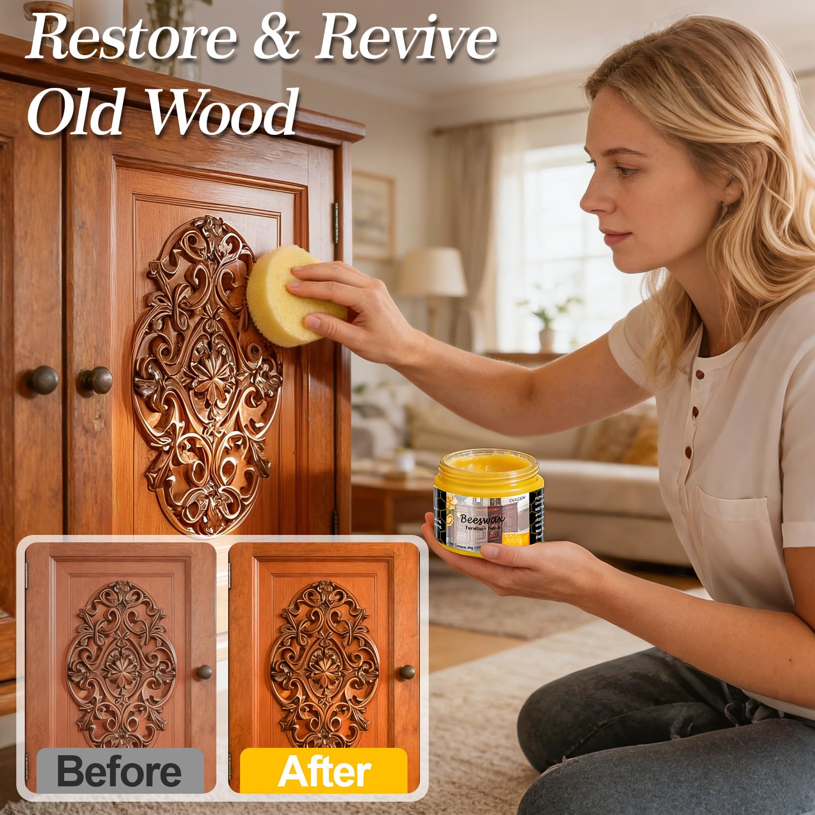Beeswax Furniture Polish (17.6 Fl Oz)