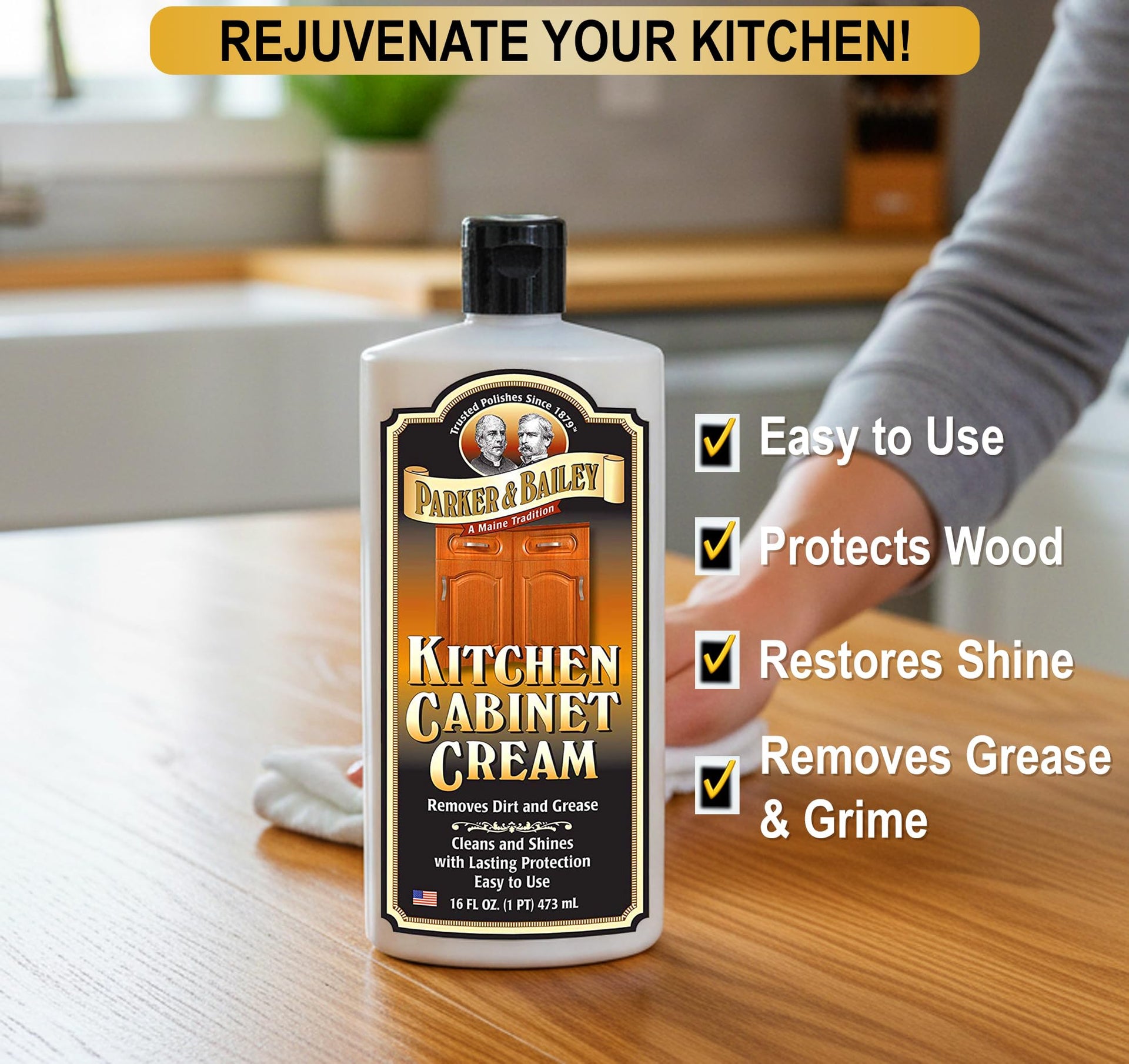 Parker and Bailey Kitchen Cabinet Cream (16 Fl Oz)
