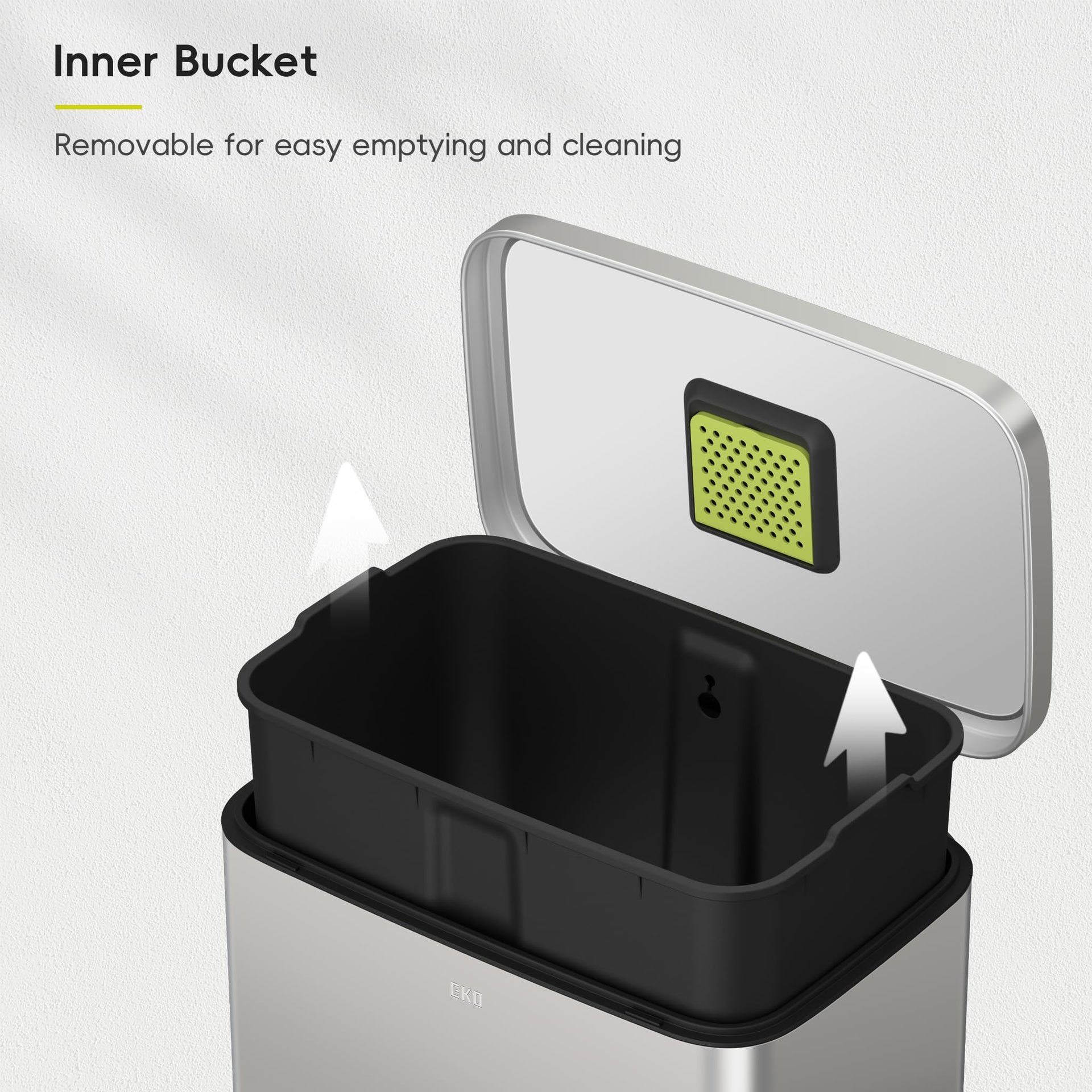 Madison Matte Grey Stainless Steel 13.2 Gal