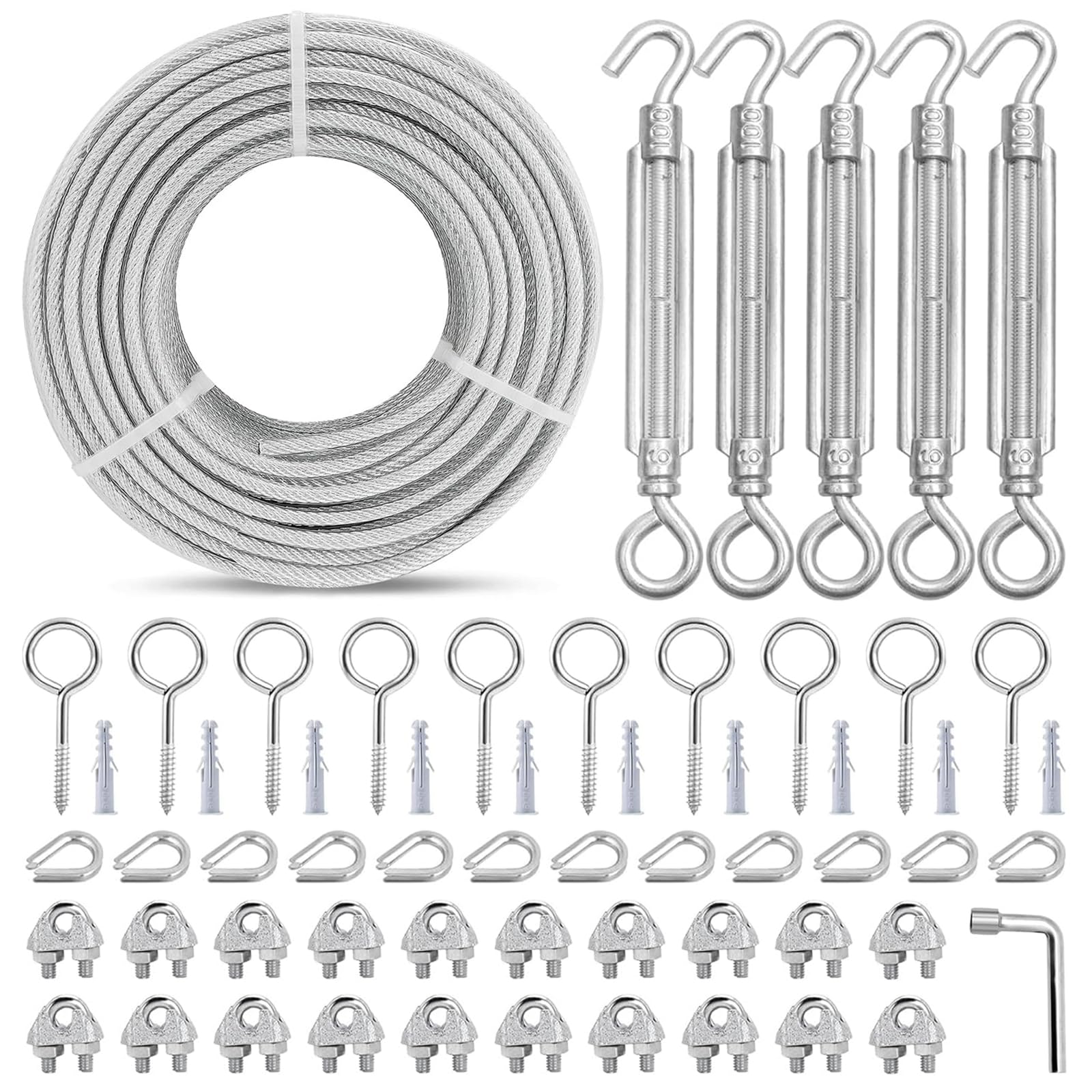 1 8" Wire Rope Tensioner Kit