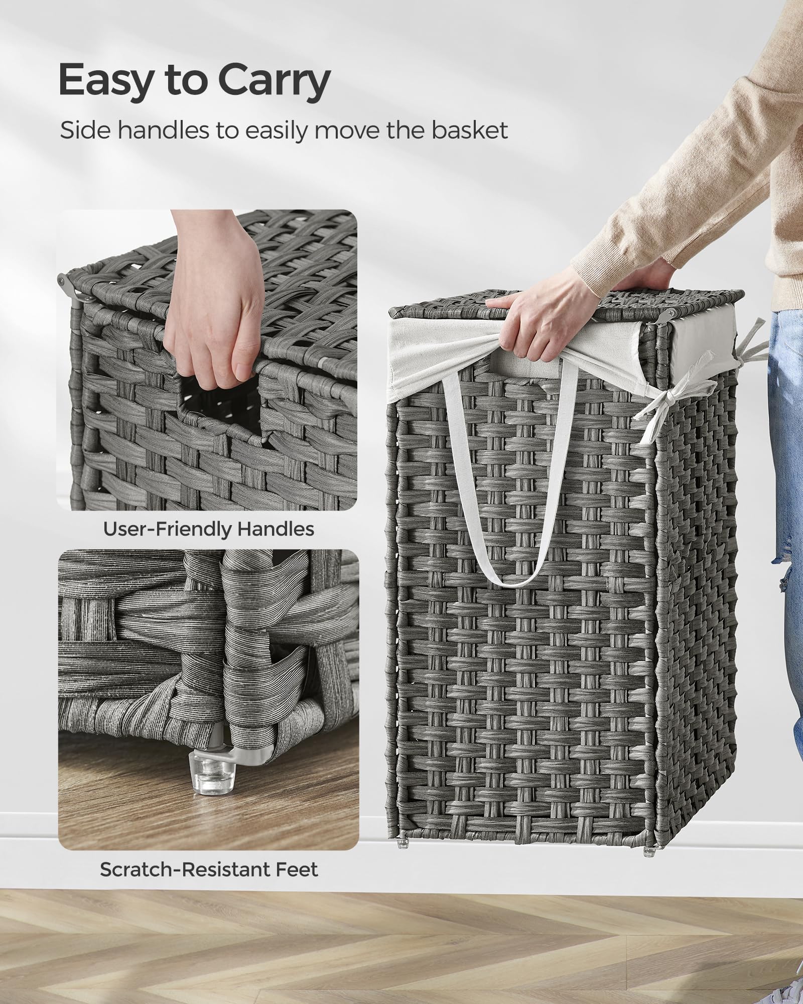 Laundry Hamper with Lid