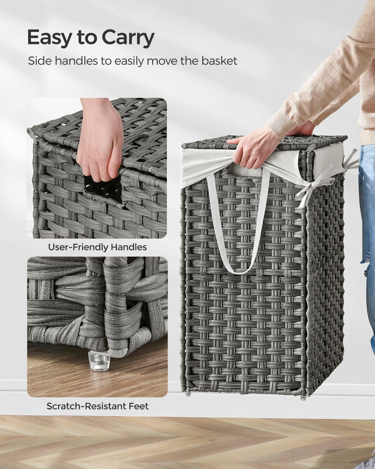 Laundry Hamper with Lid