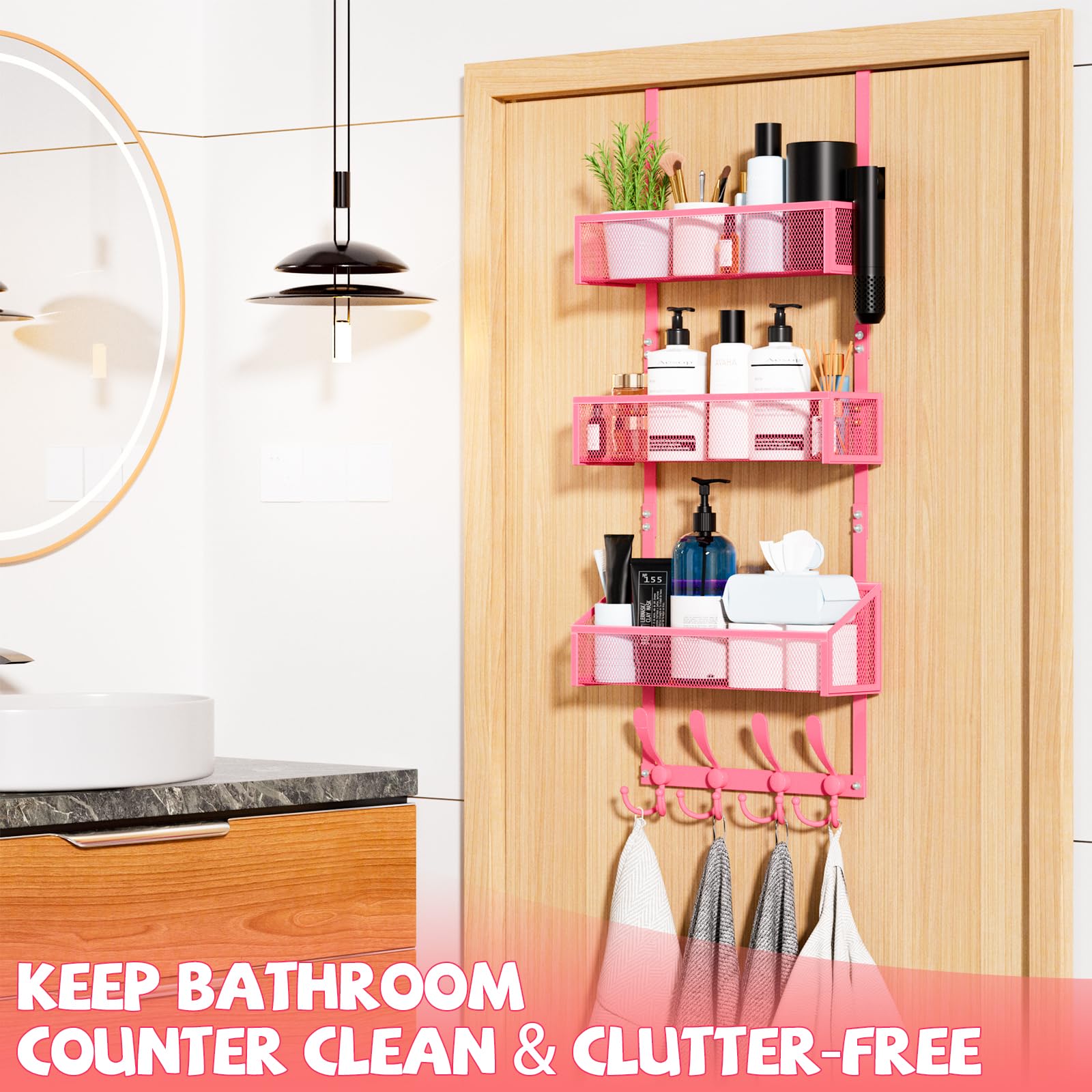 Over The Door Hooks Organizer