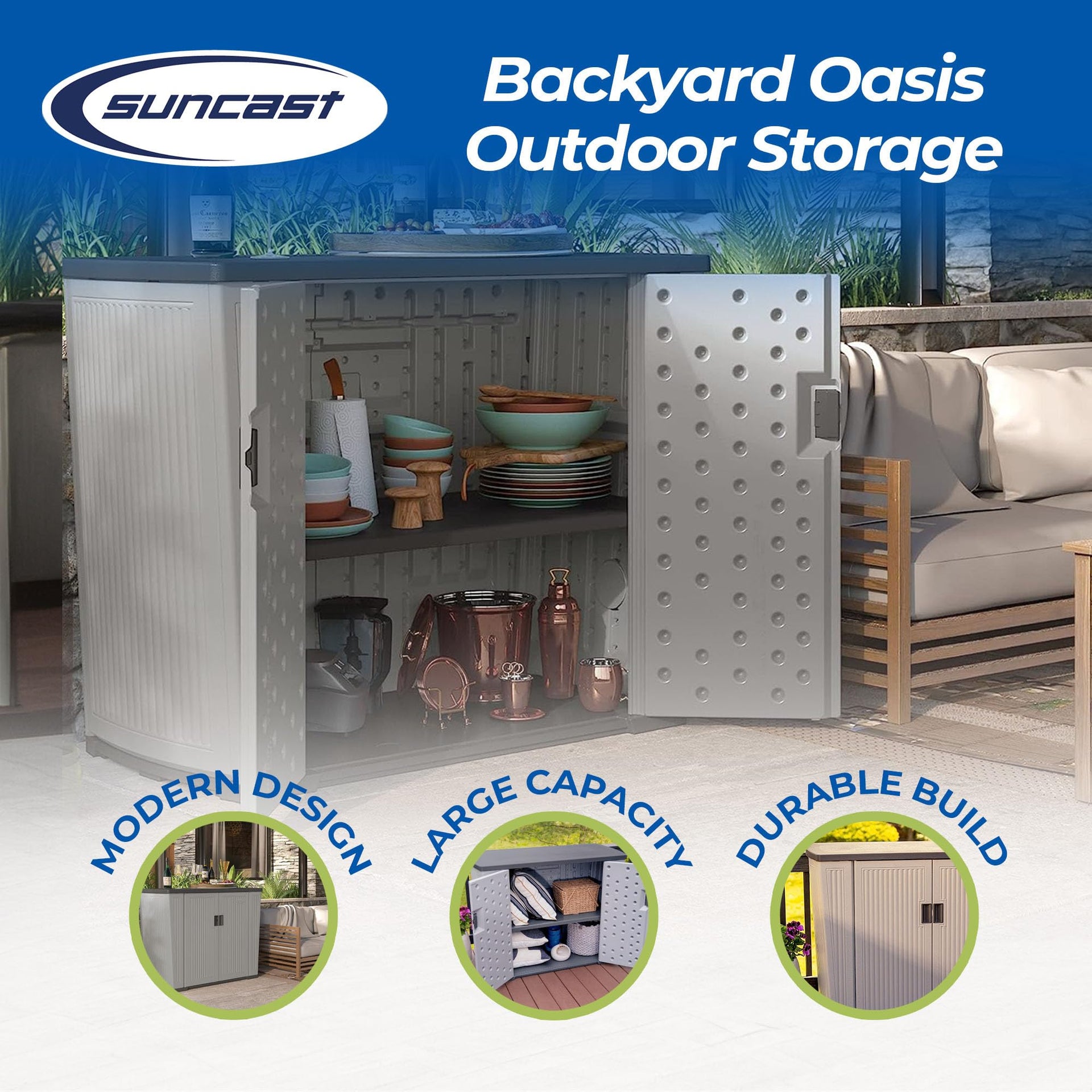 XL Outdoor Storage Cabinet