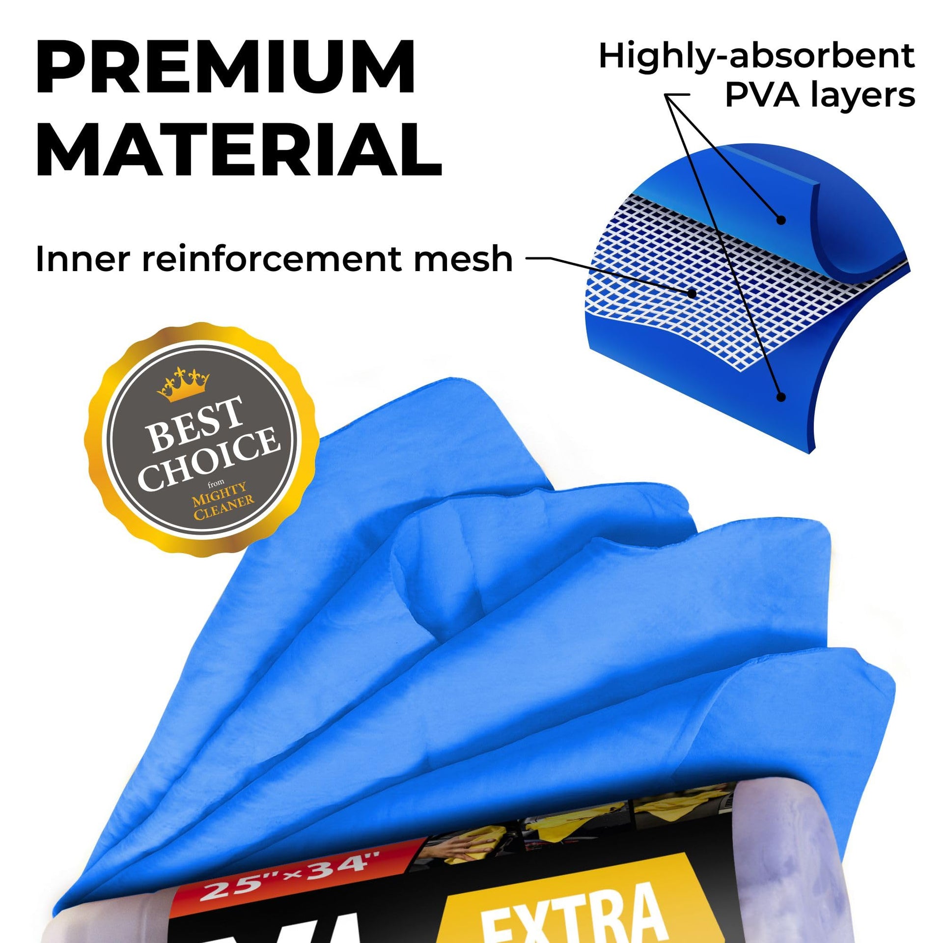 XL Shammy Towel for Car