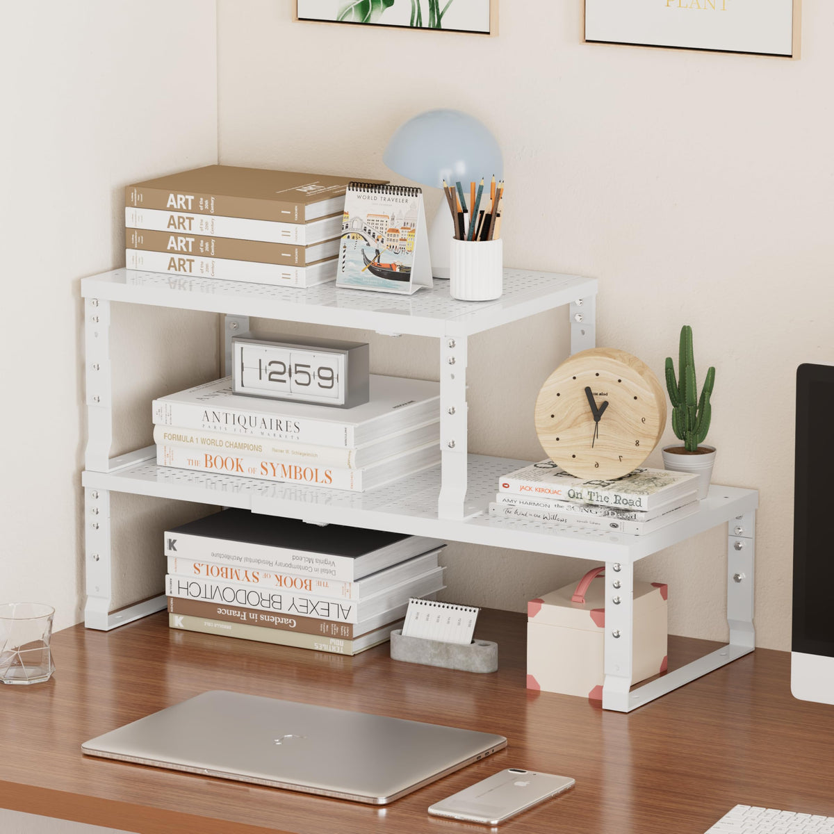 Metal Stackable Expandable Storage Shelf (3 Count)
