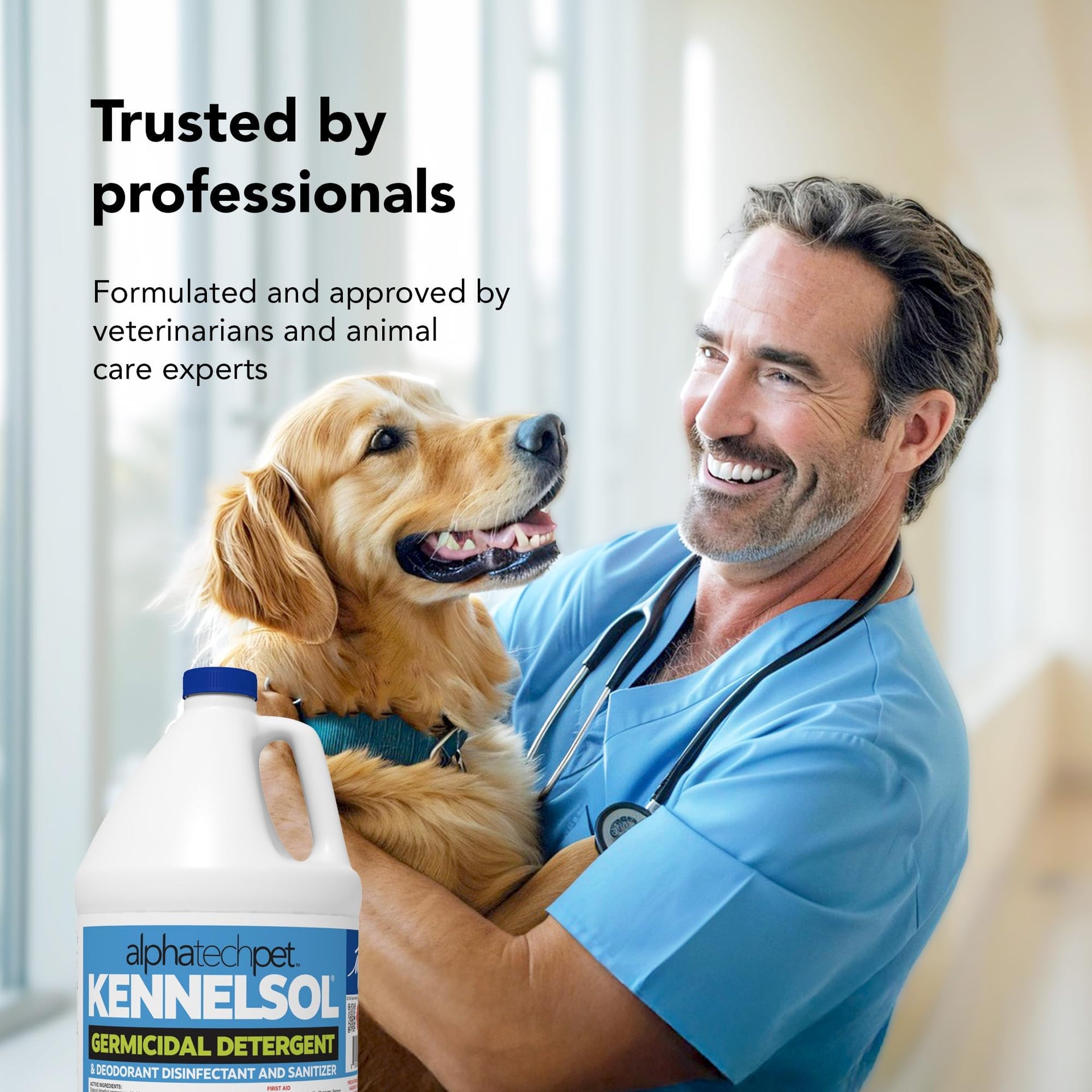 KennelSol Disinfectant & Cleaner for Kennels (512 Fl Oz) - ModHome Supplies