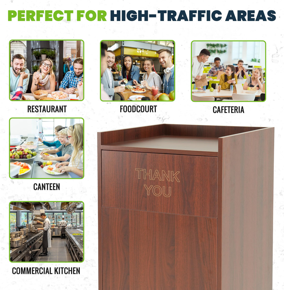 Restaurant Trash Can Cabinet