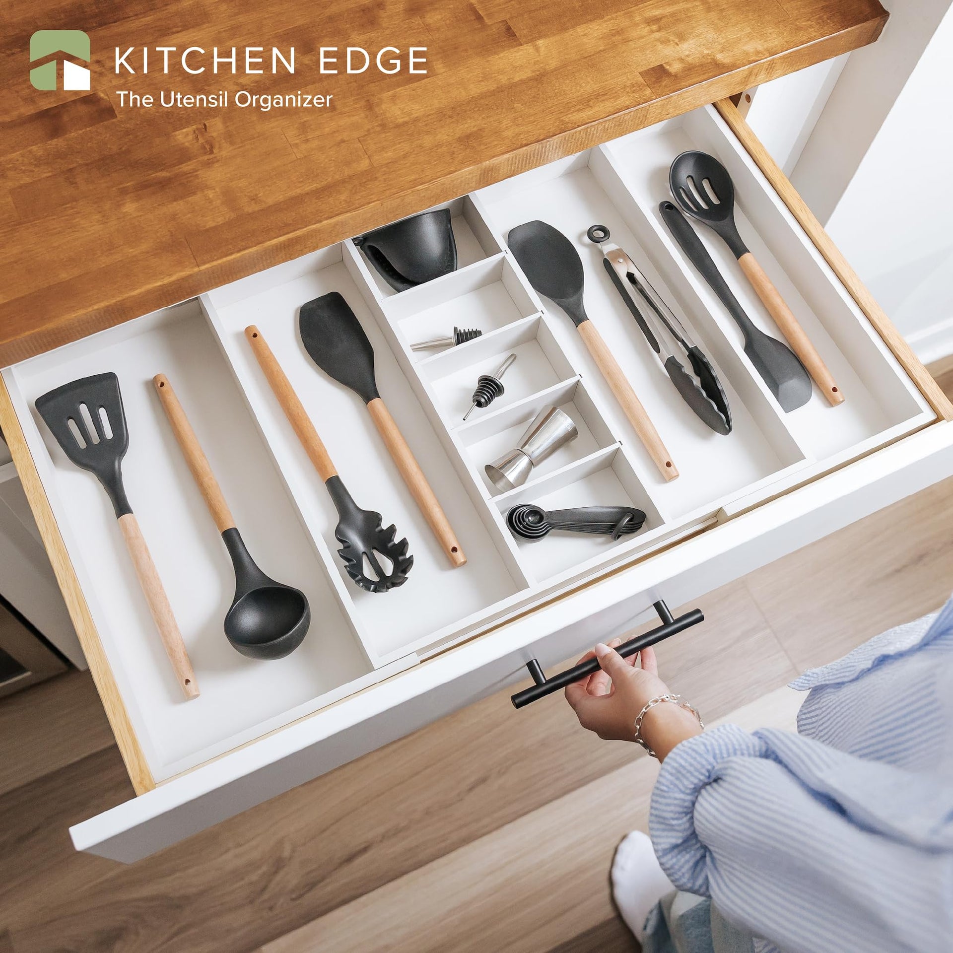 Utensil & Junk Drawer Organizer